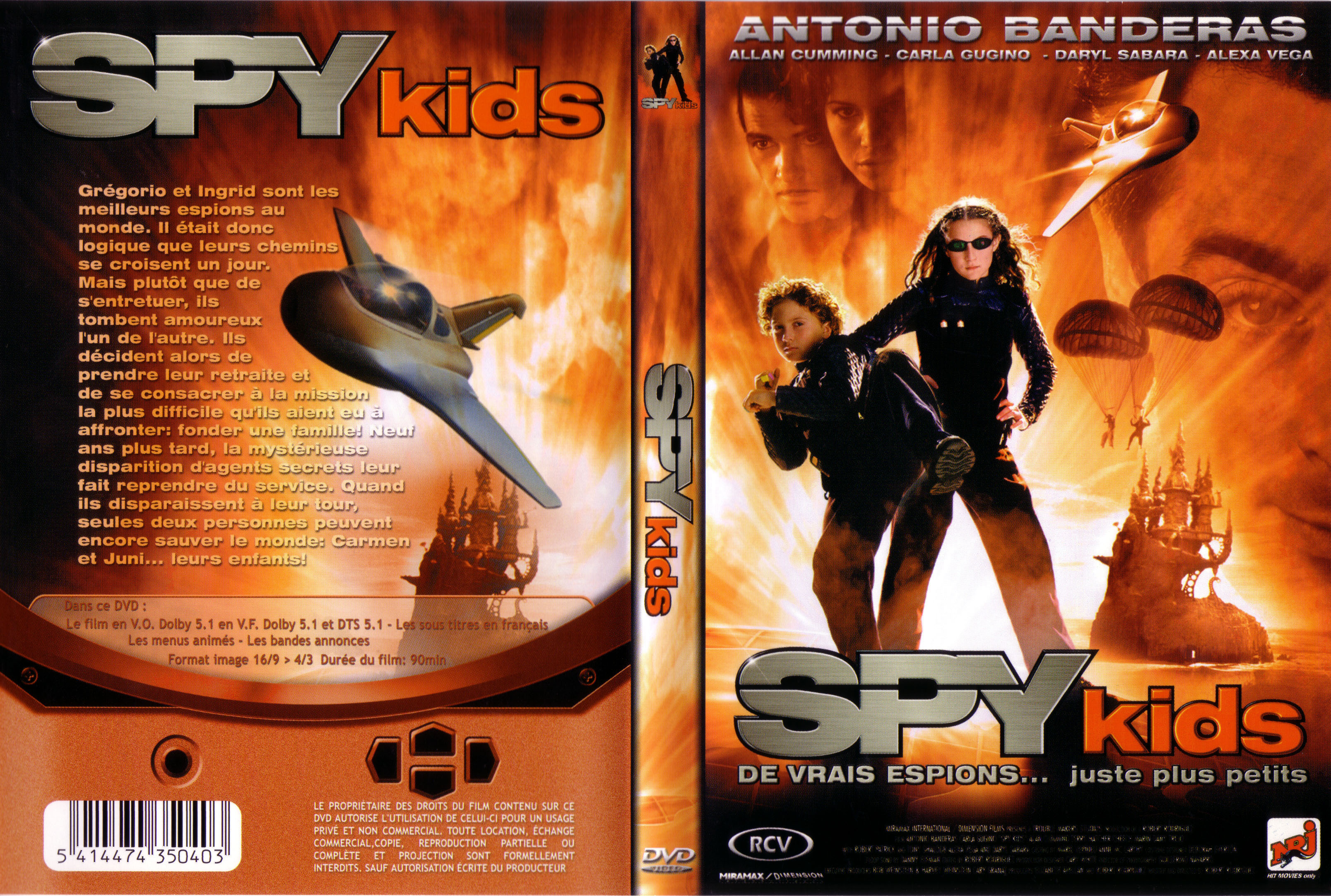 Jaquette DVD Spy kids v2