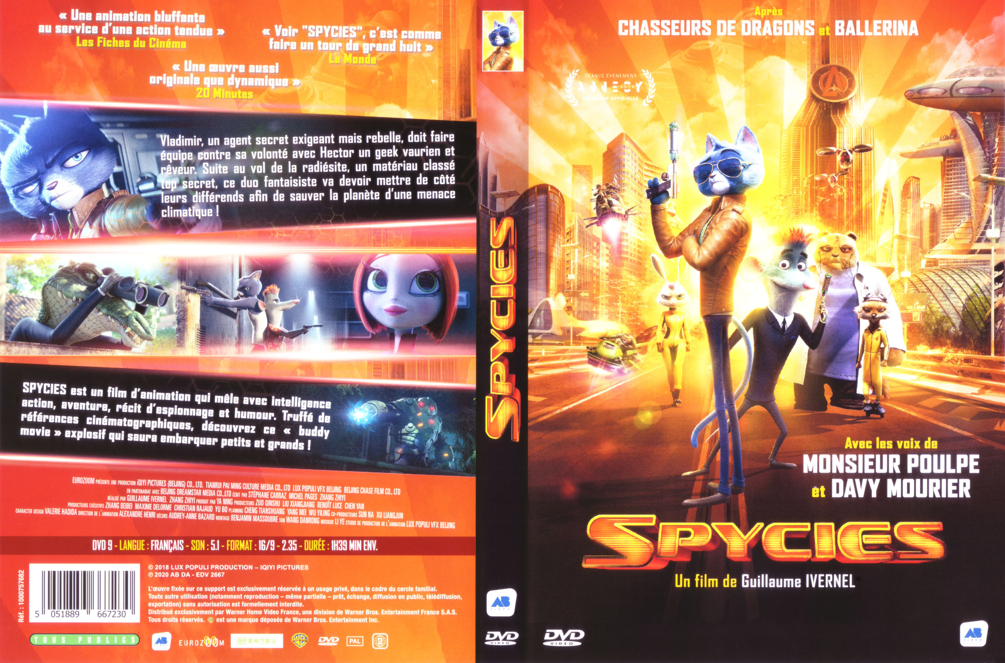 Jaquette DVD Spycies