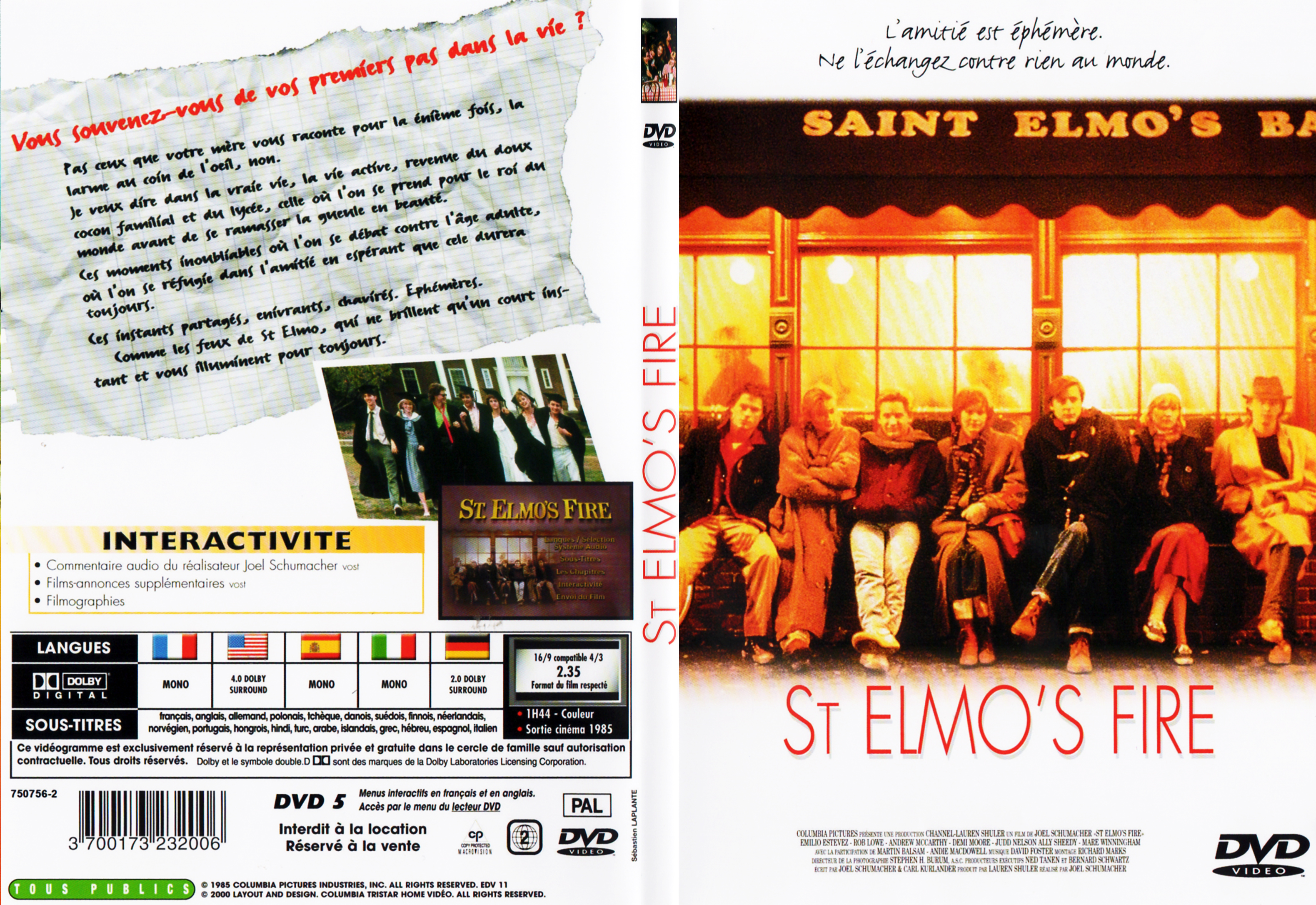 Jaquette DVD St Elmo