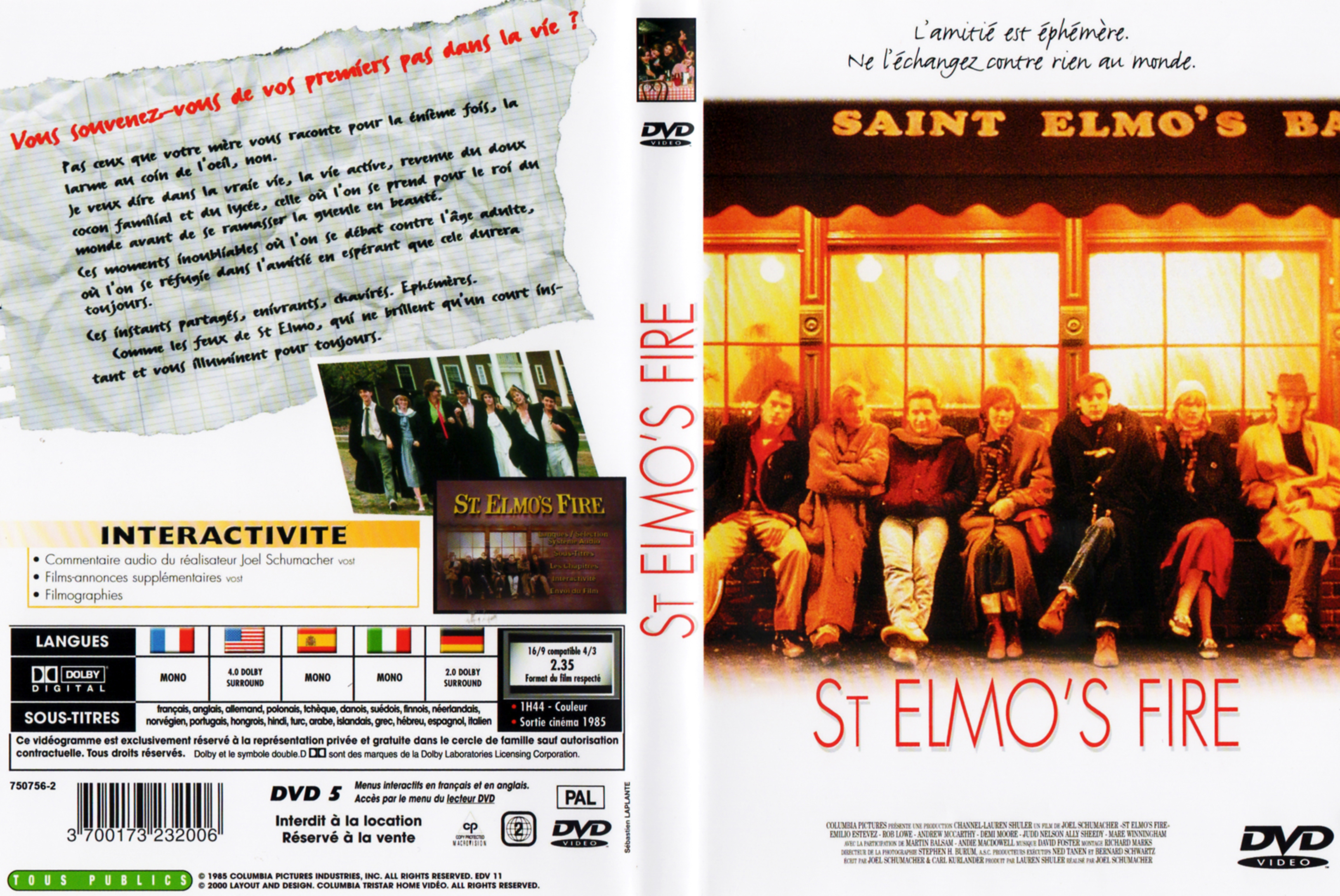 Jaquette DVD St Elmo