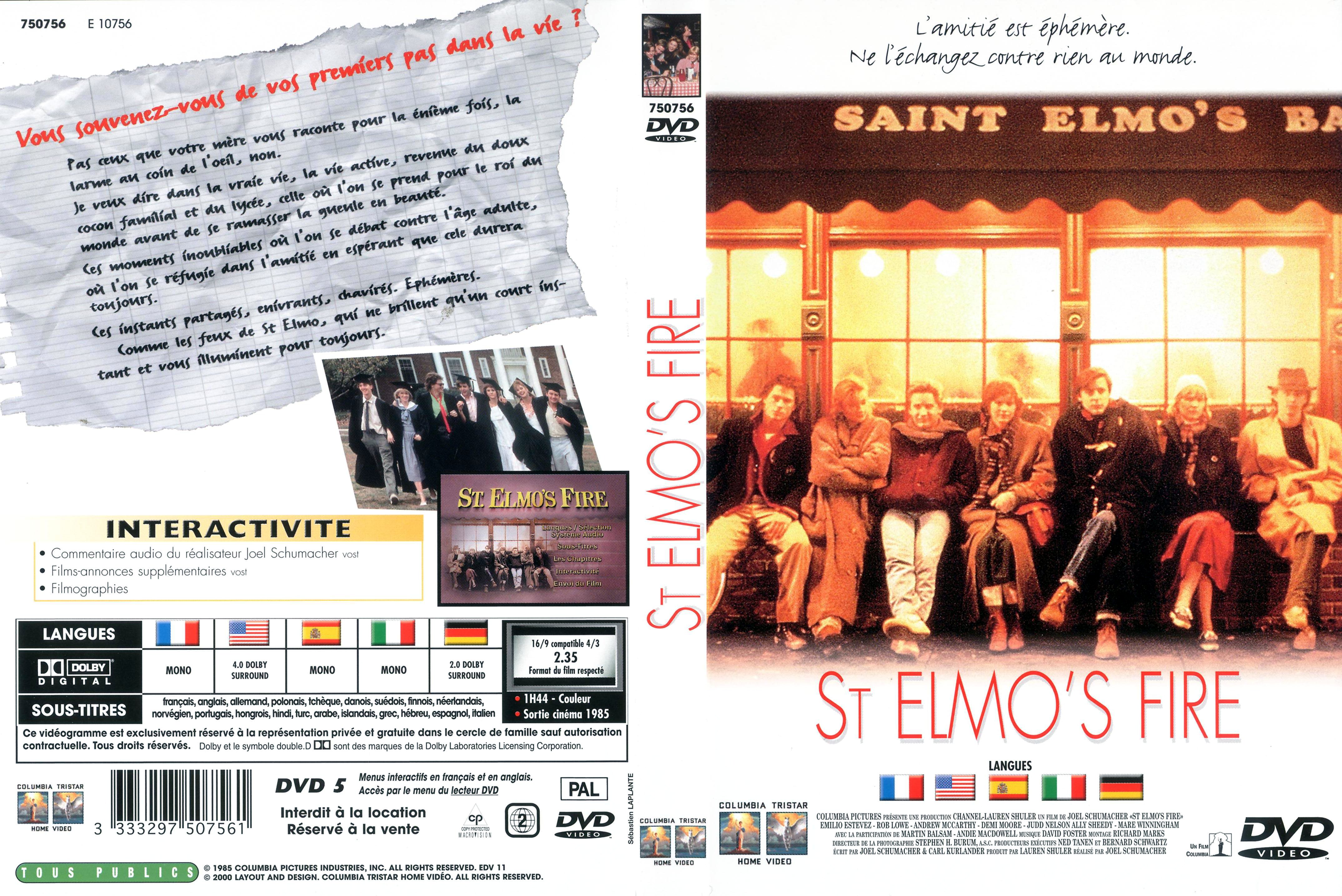 Jaquette DVD St Elmo