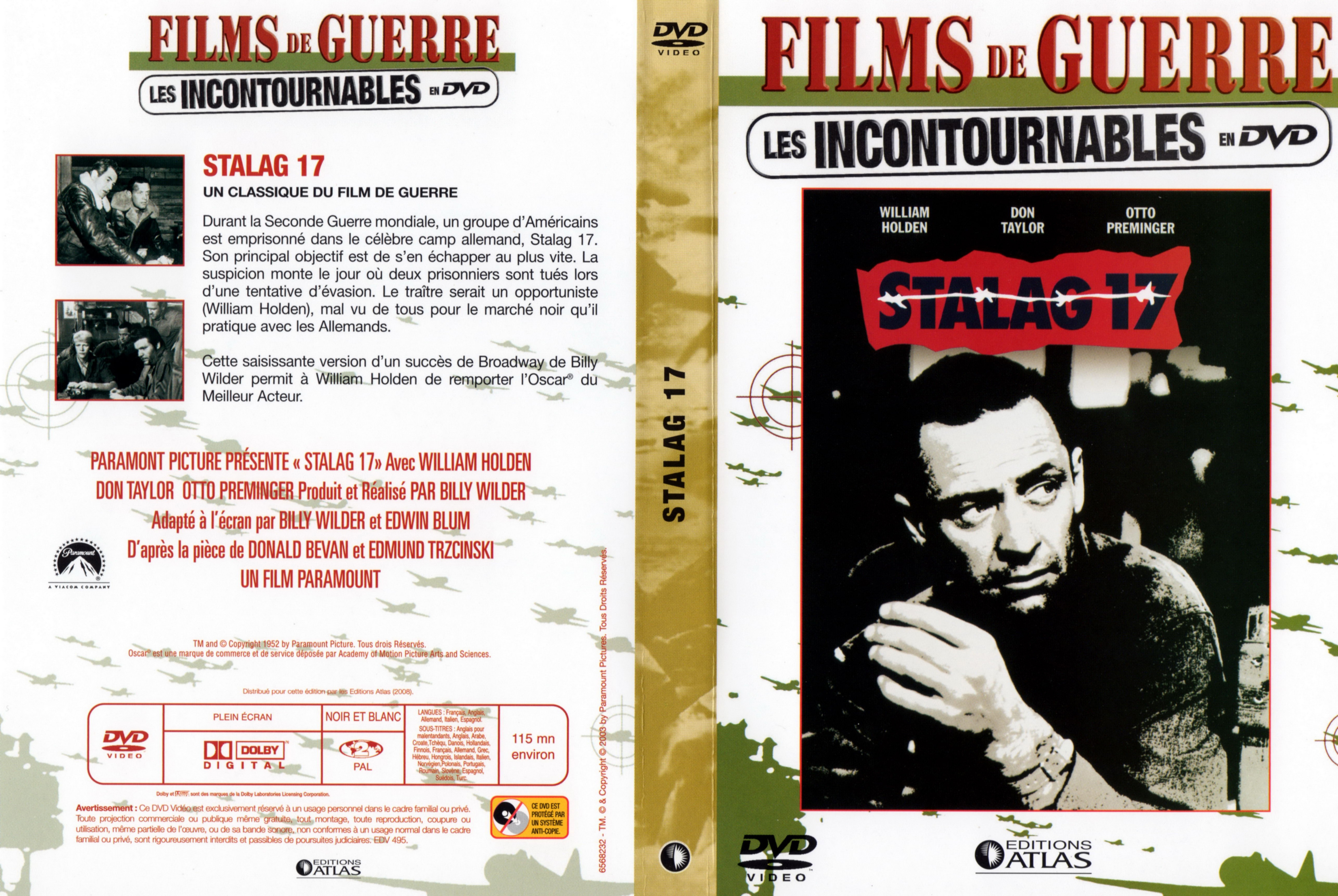 Jaquette DVD Stalag 17 v2