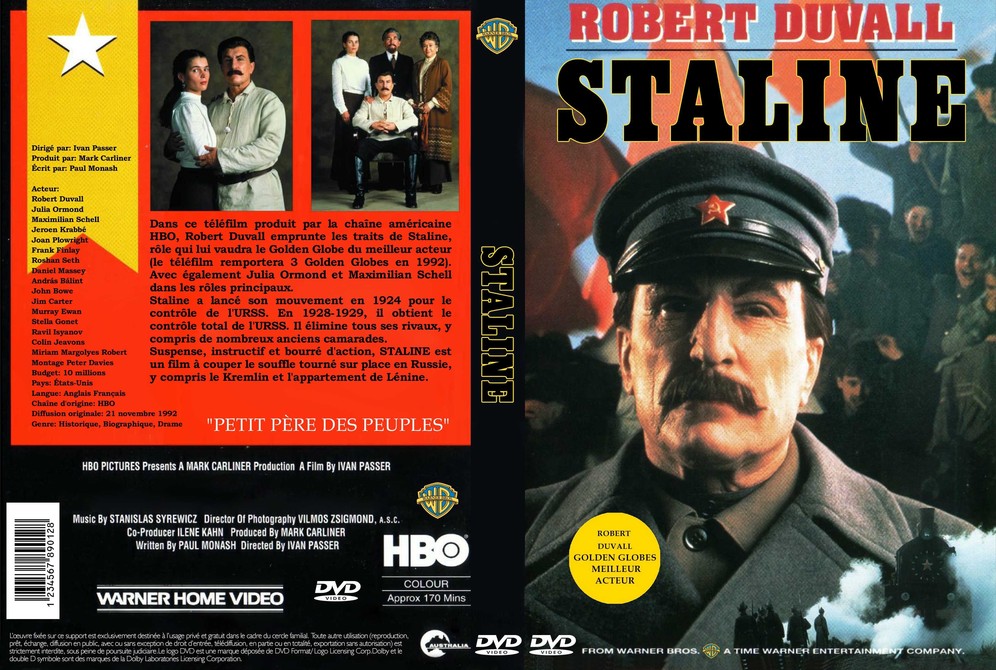 Jaquette DVD Staline custom