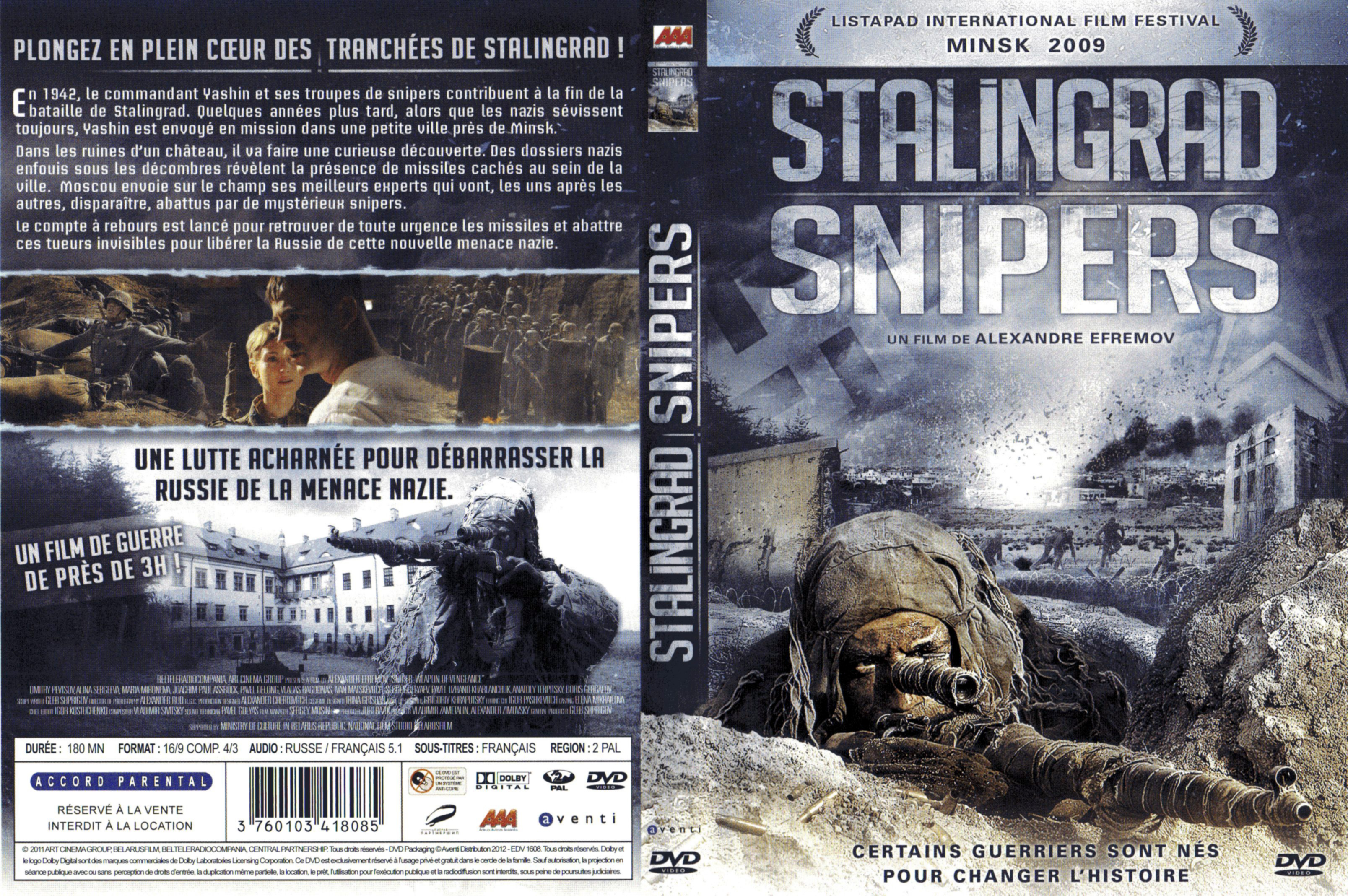 Jaquette DVD Stalingrad Snipers