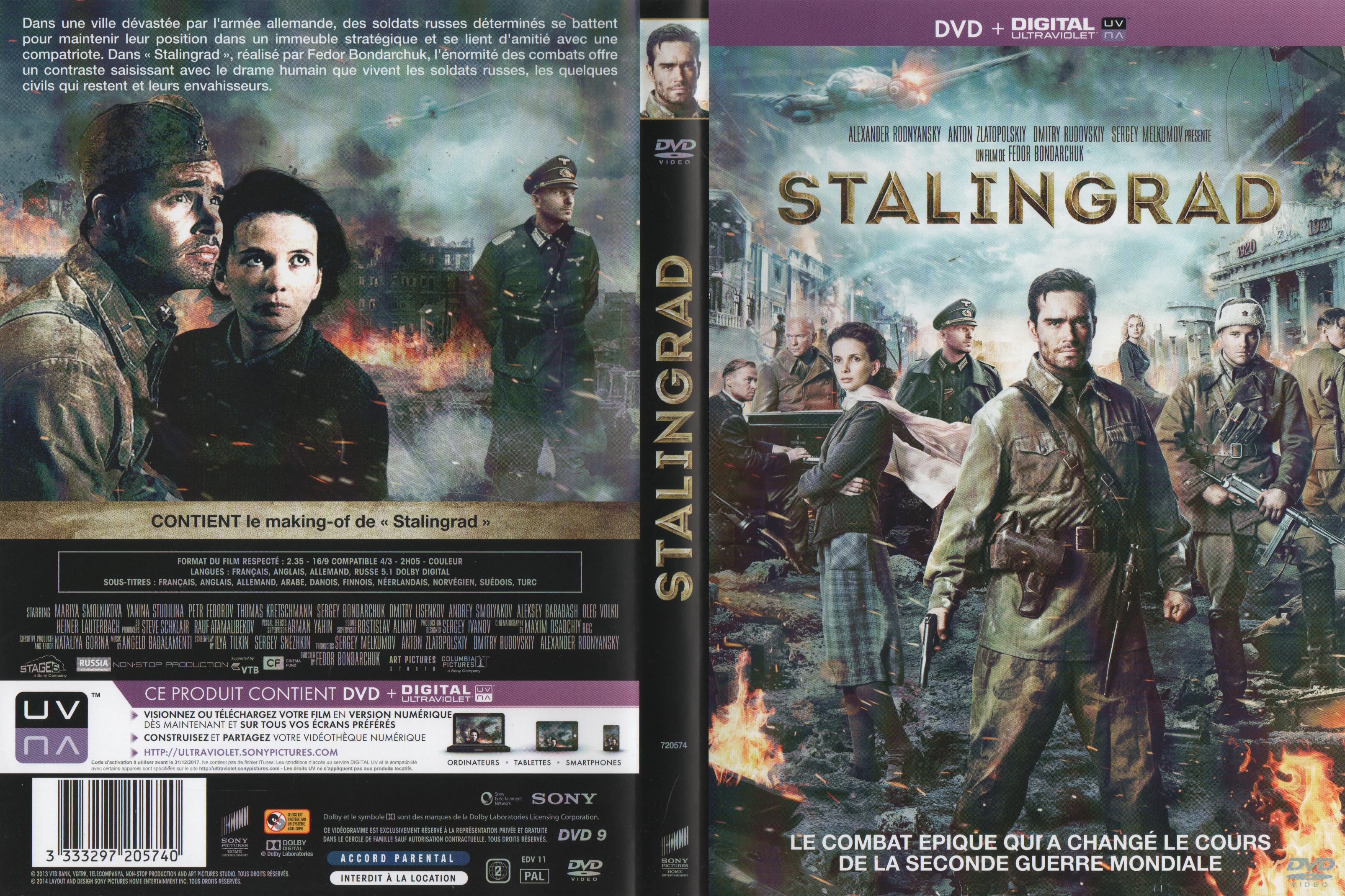 Jaquette DVD Stalingrad (2013)