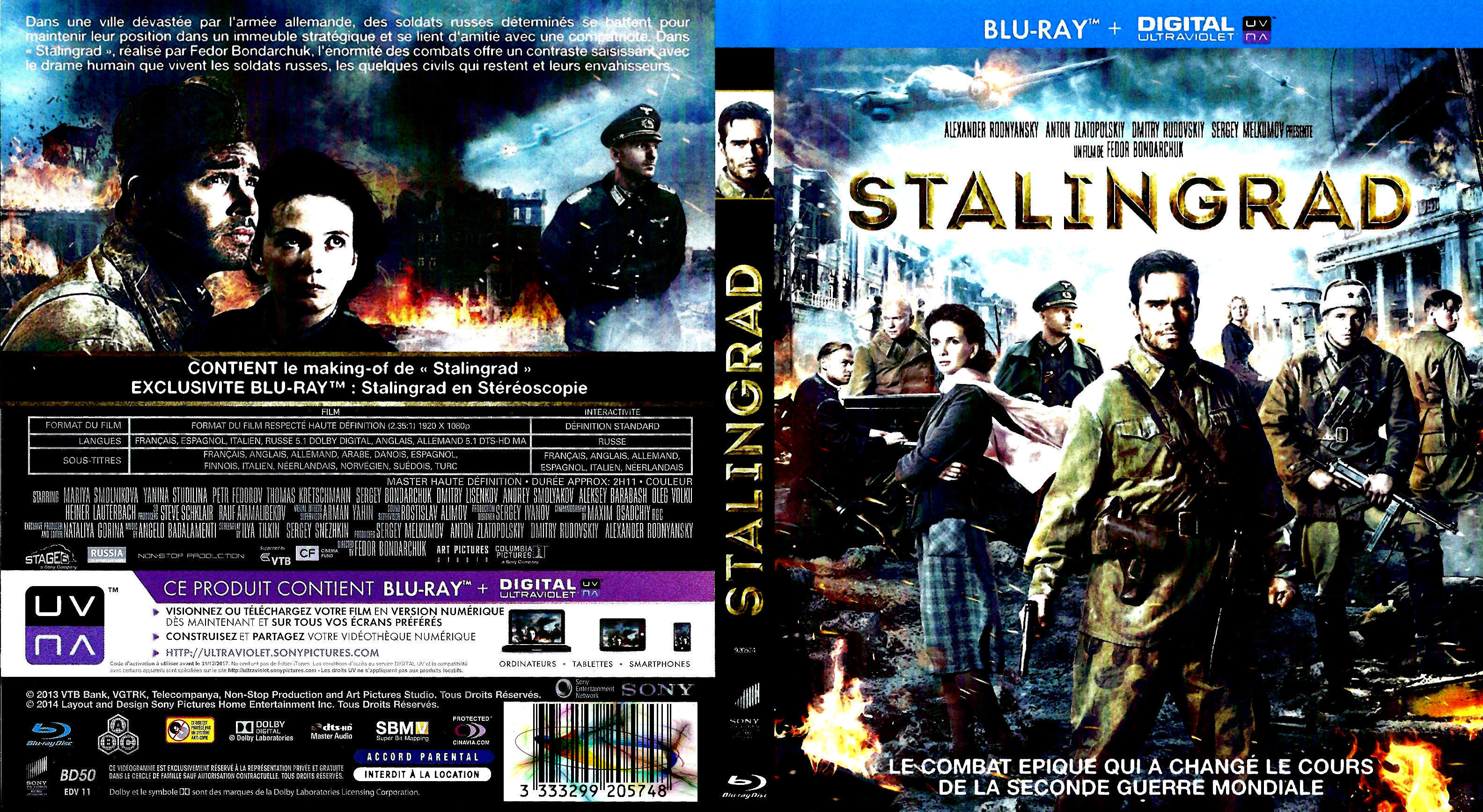 Jaquette DVD Stalingrad (2013) (BLU-RAY)
