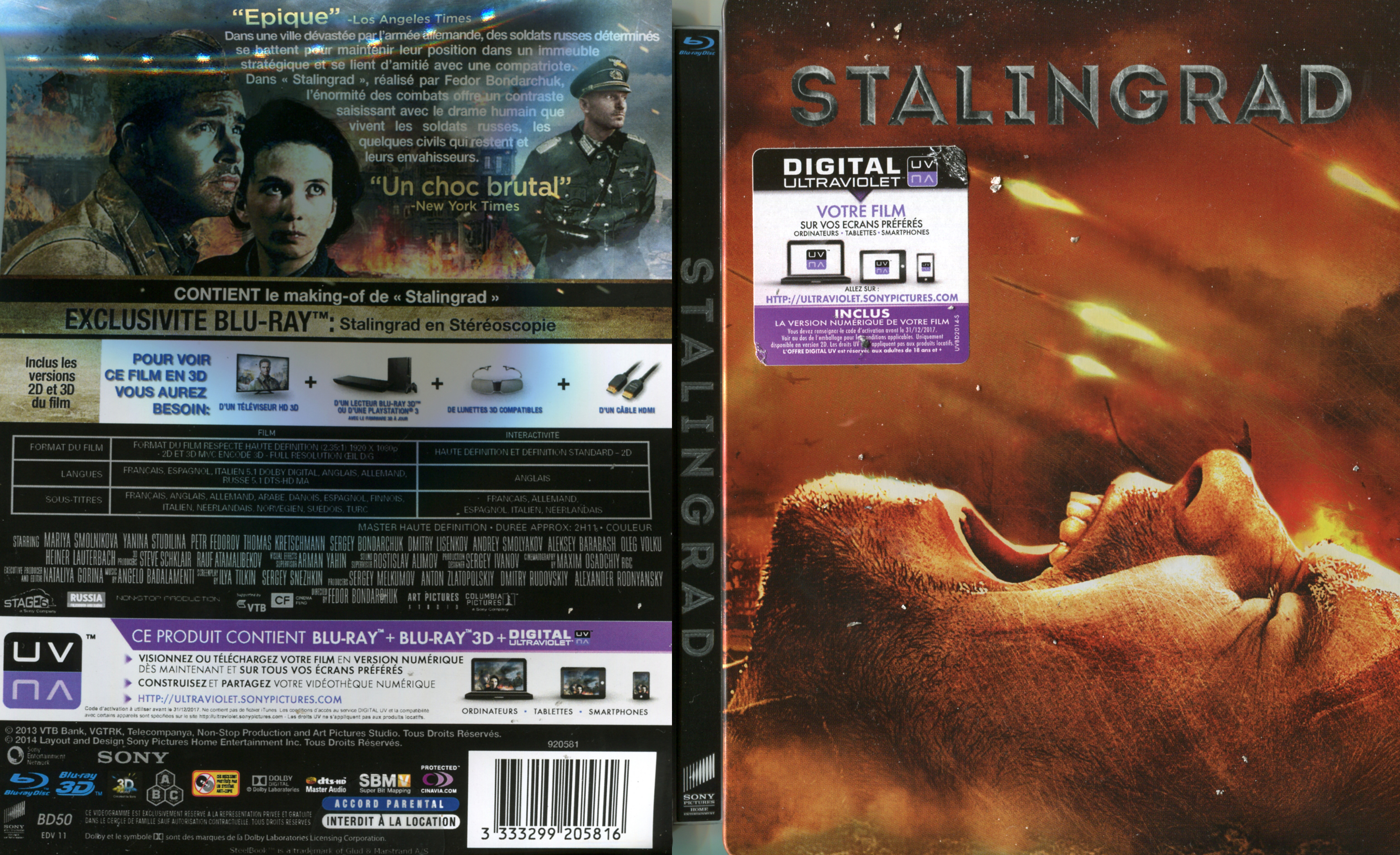 Jaquette DVD Stalingrad (BLU-RAY) v3