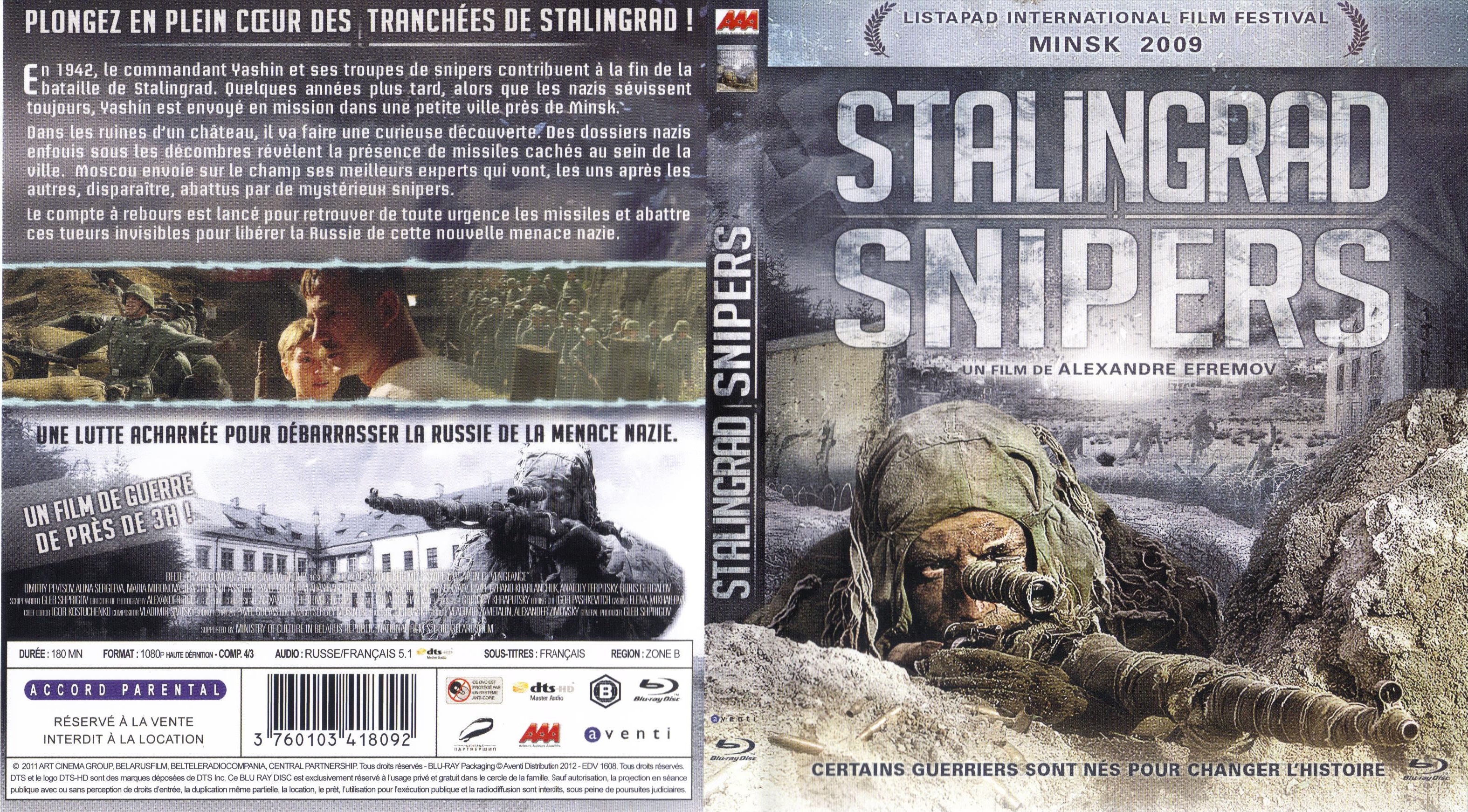 Jaquette DVD Stalingrad snipers (BLU-RAY)