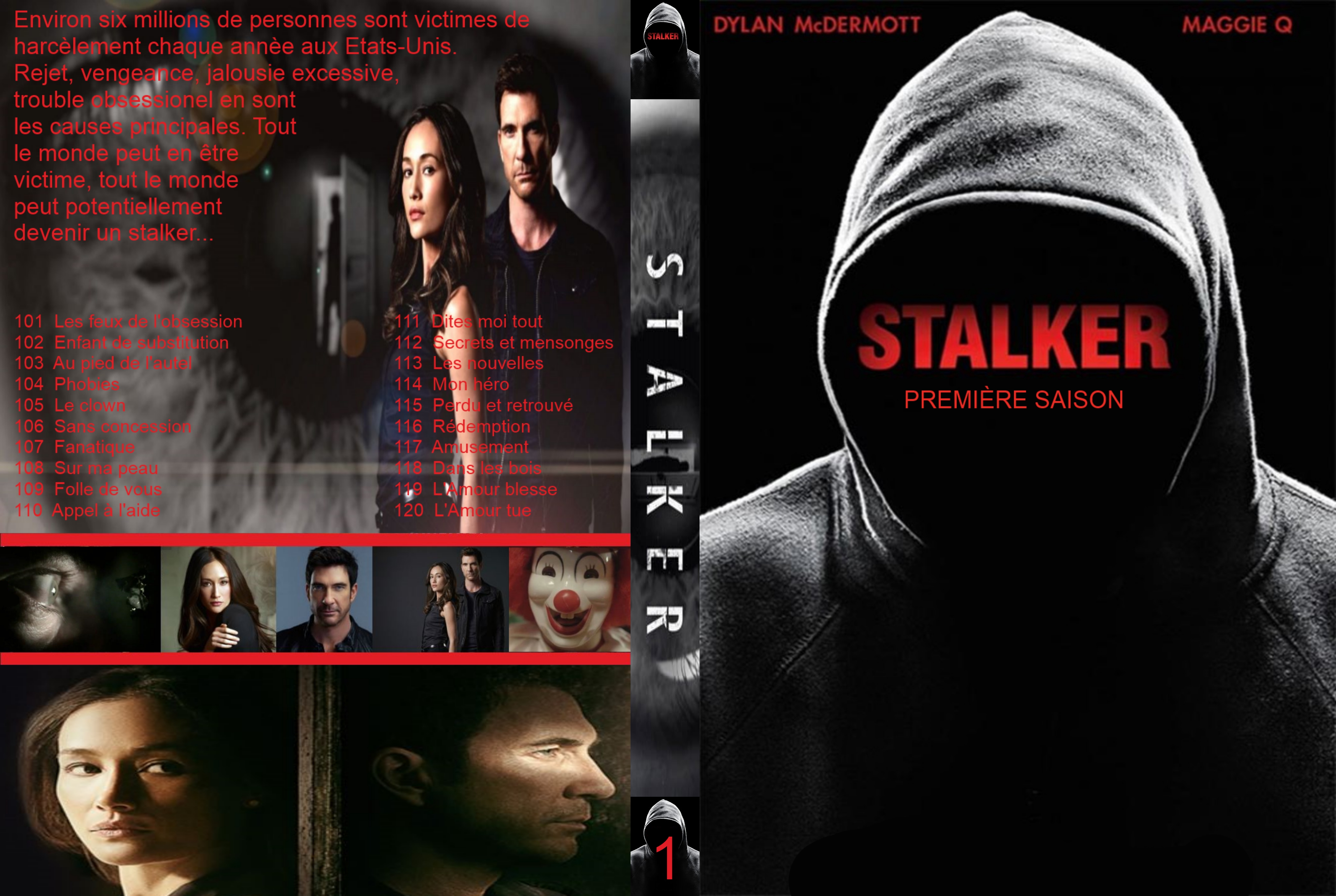 Jaquette DVD Stalker Saison 1 custom