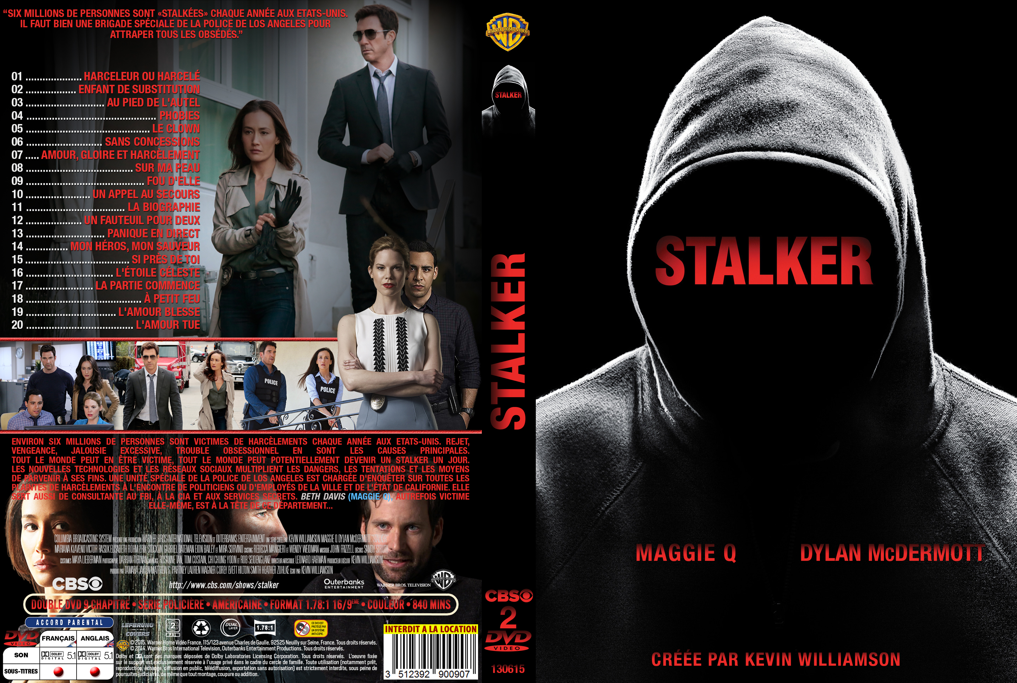 Jaquette DVD Stalker Saison 1 custom v2