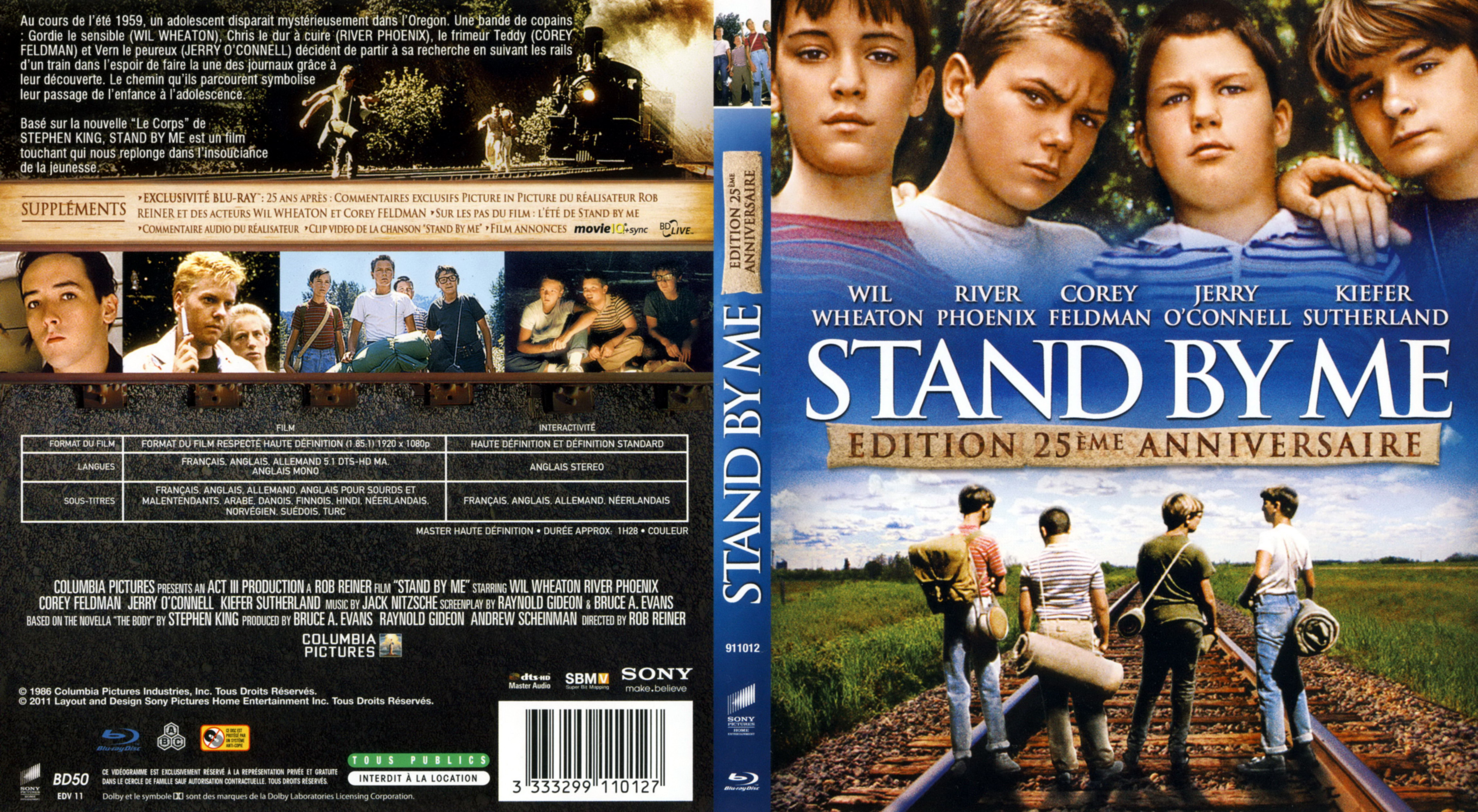 Jaquette DVD Stand by me (BLU-RAY)