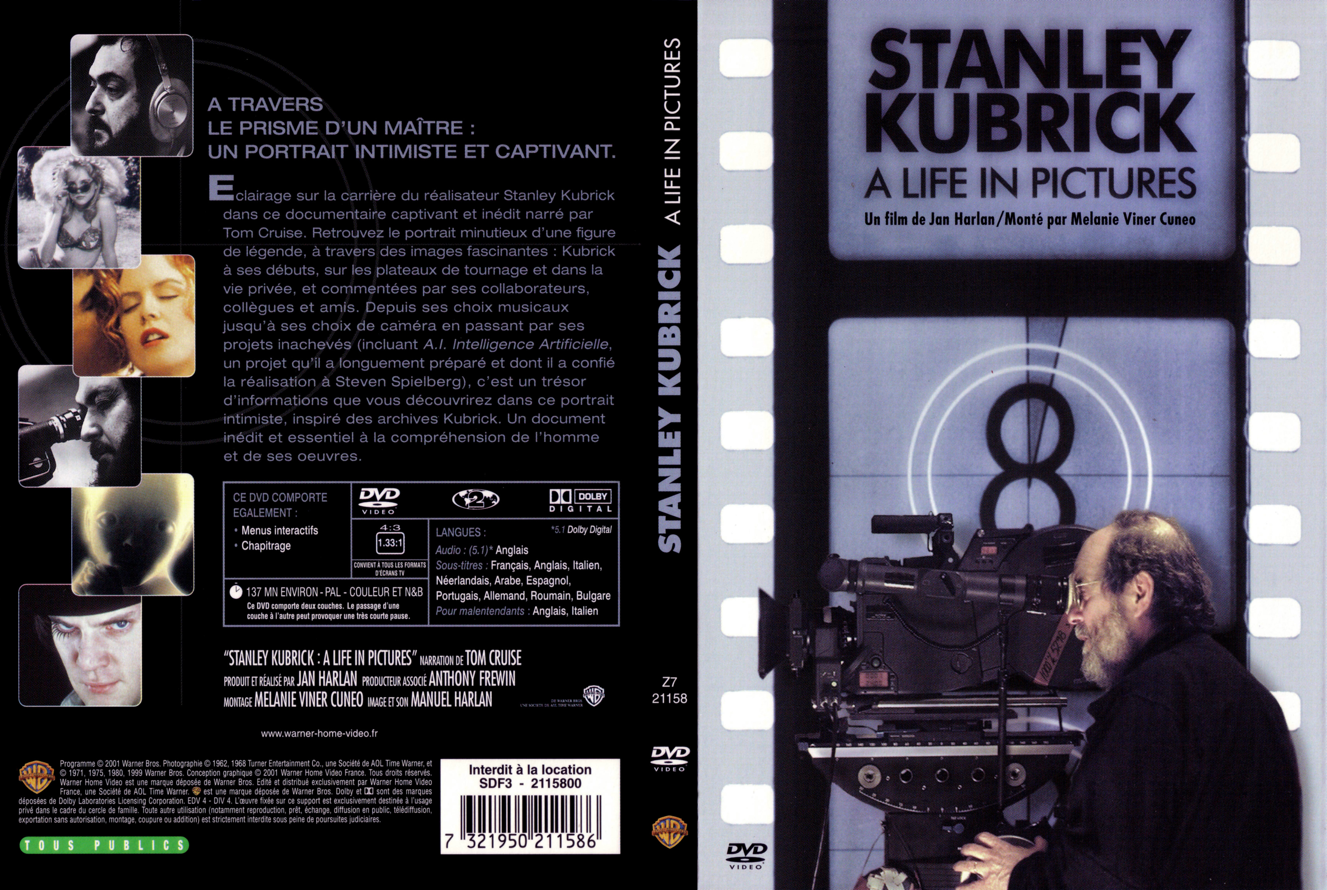 Jaquette DVD Stanley Kubrick A life in pictures
