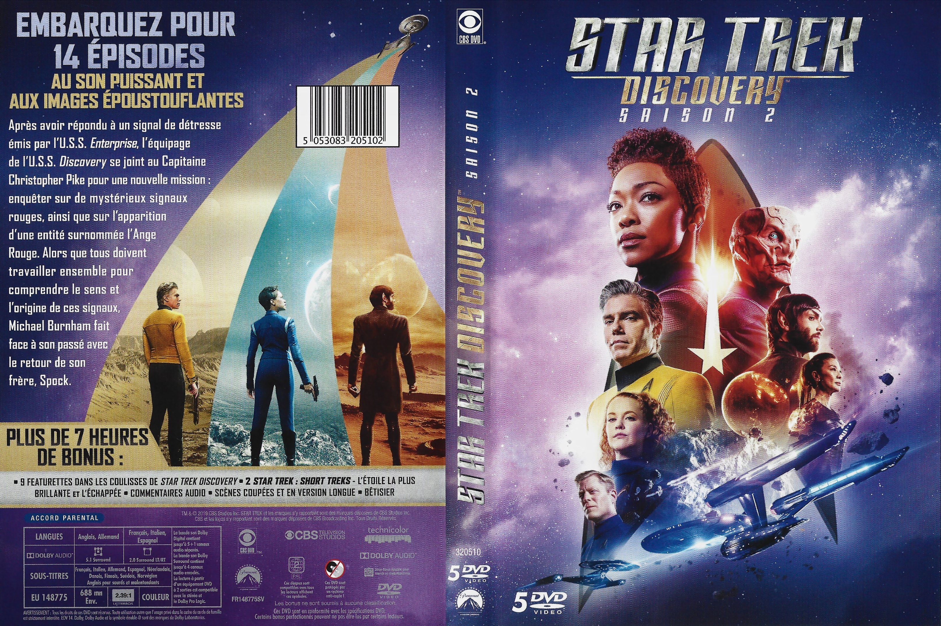Jaquette DVD Star Trek Discovery saison 2