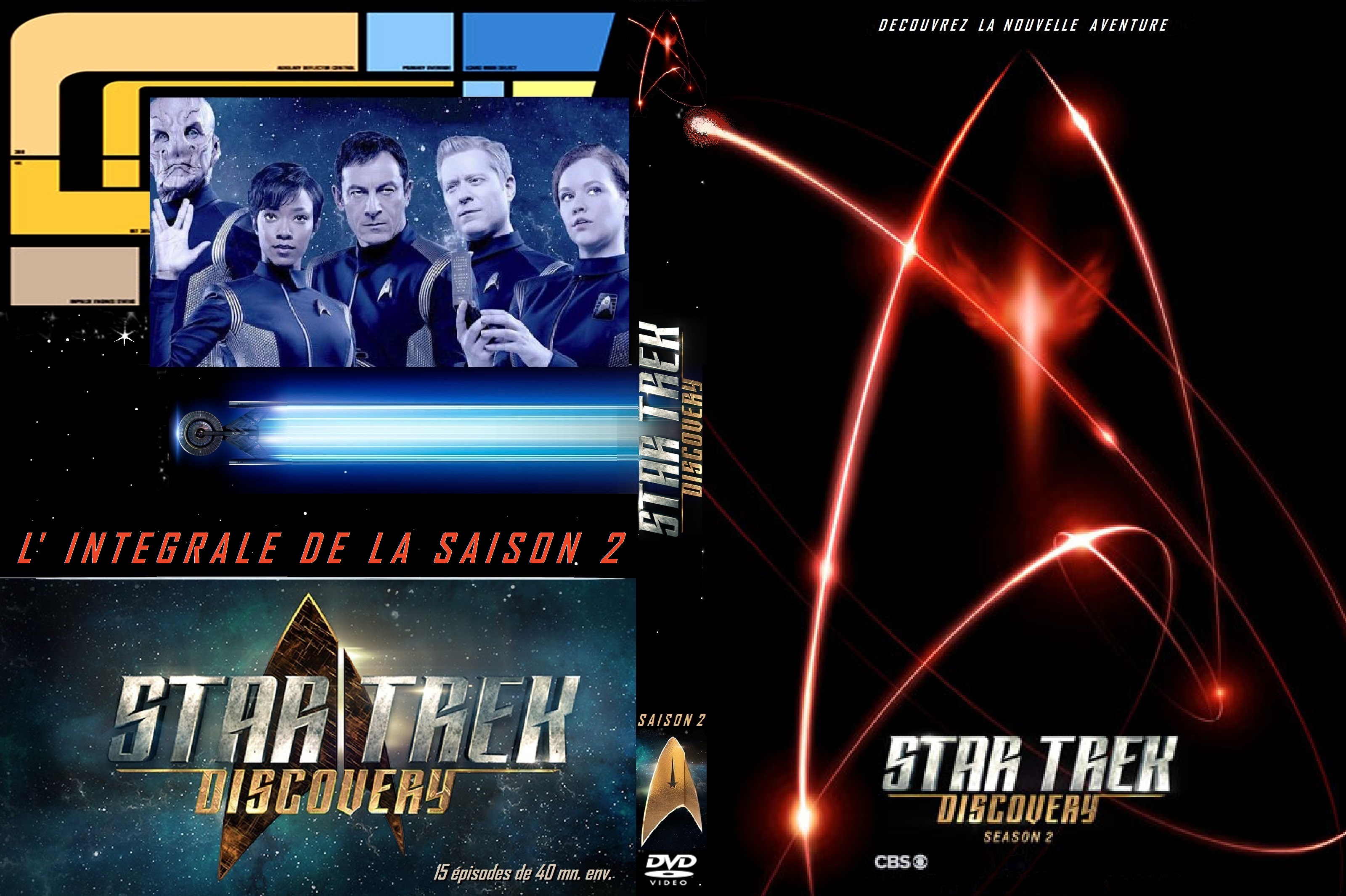 Jaquette DVD Star Trek Discovery saison 2 custom