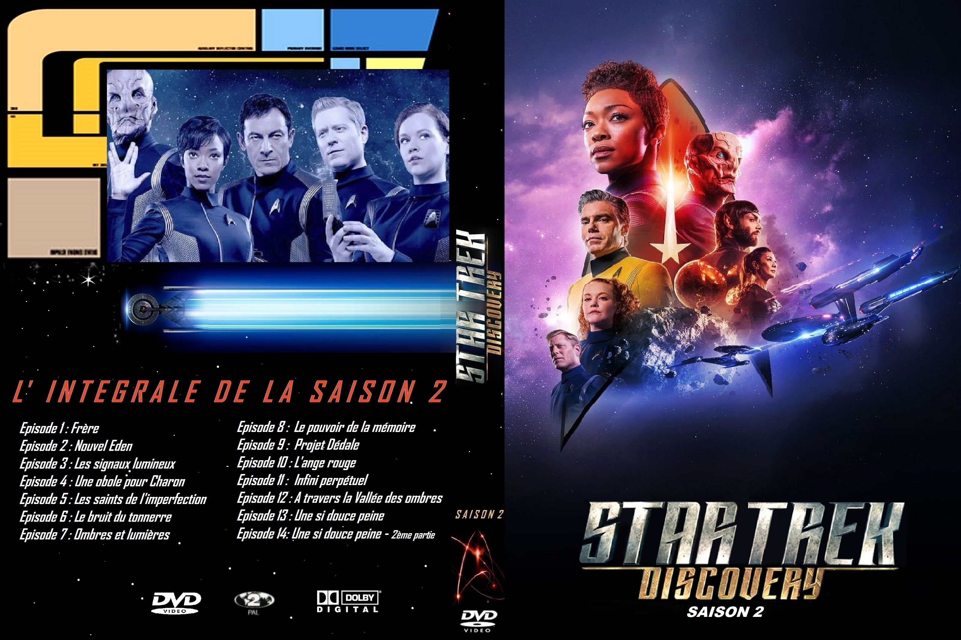 Jaquette DVD Star Trek Discovery saison 2 custom v2
