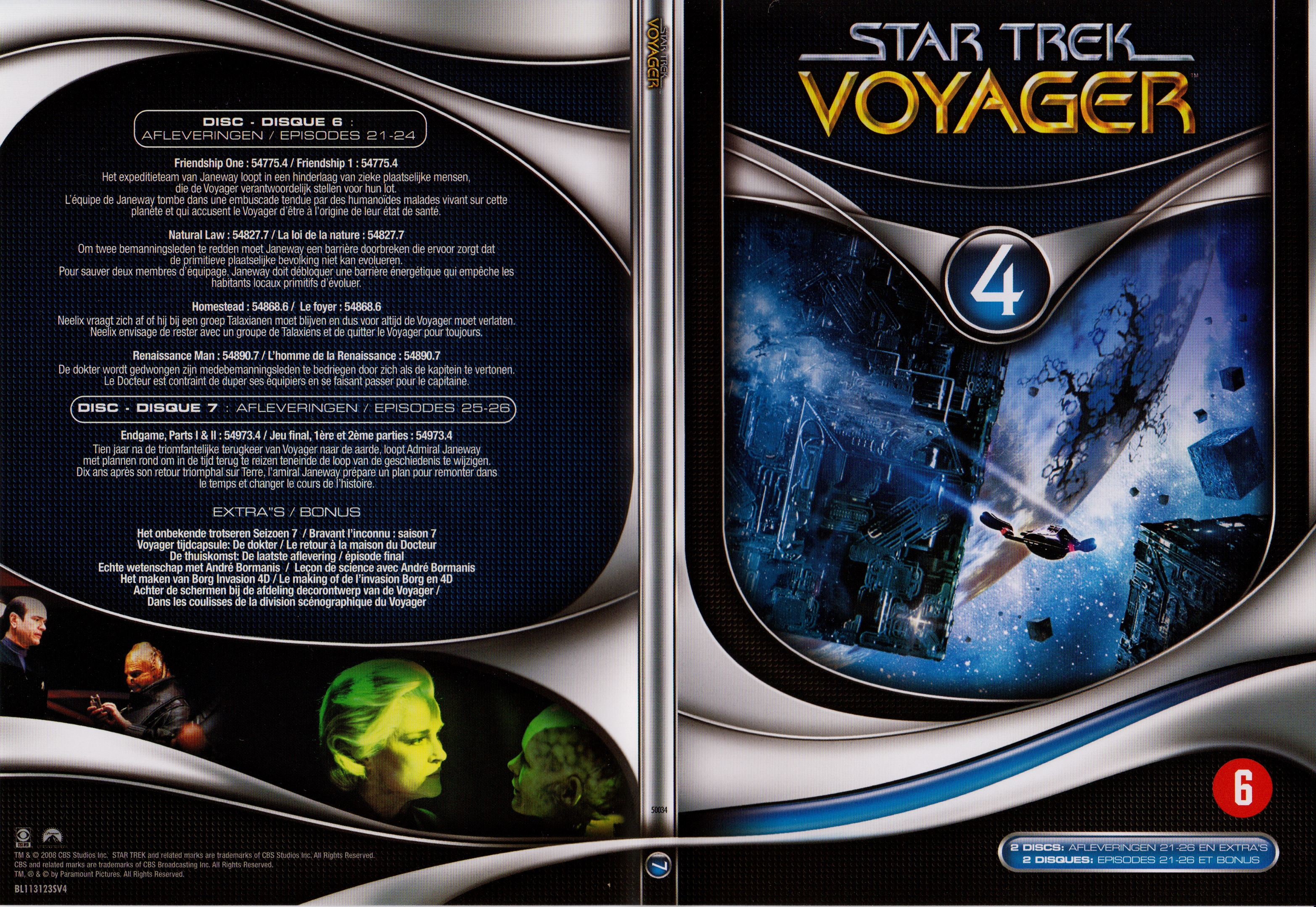 Jaquette DVD Star Trek Voyager Saison 07 Ep 21-26