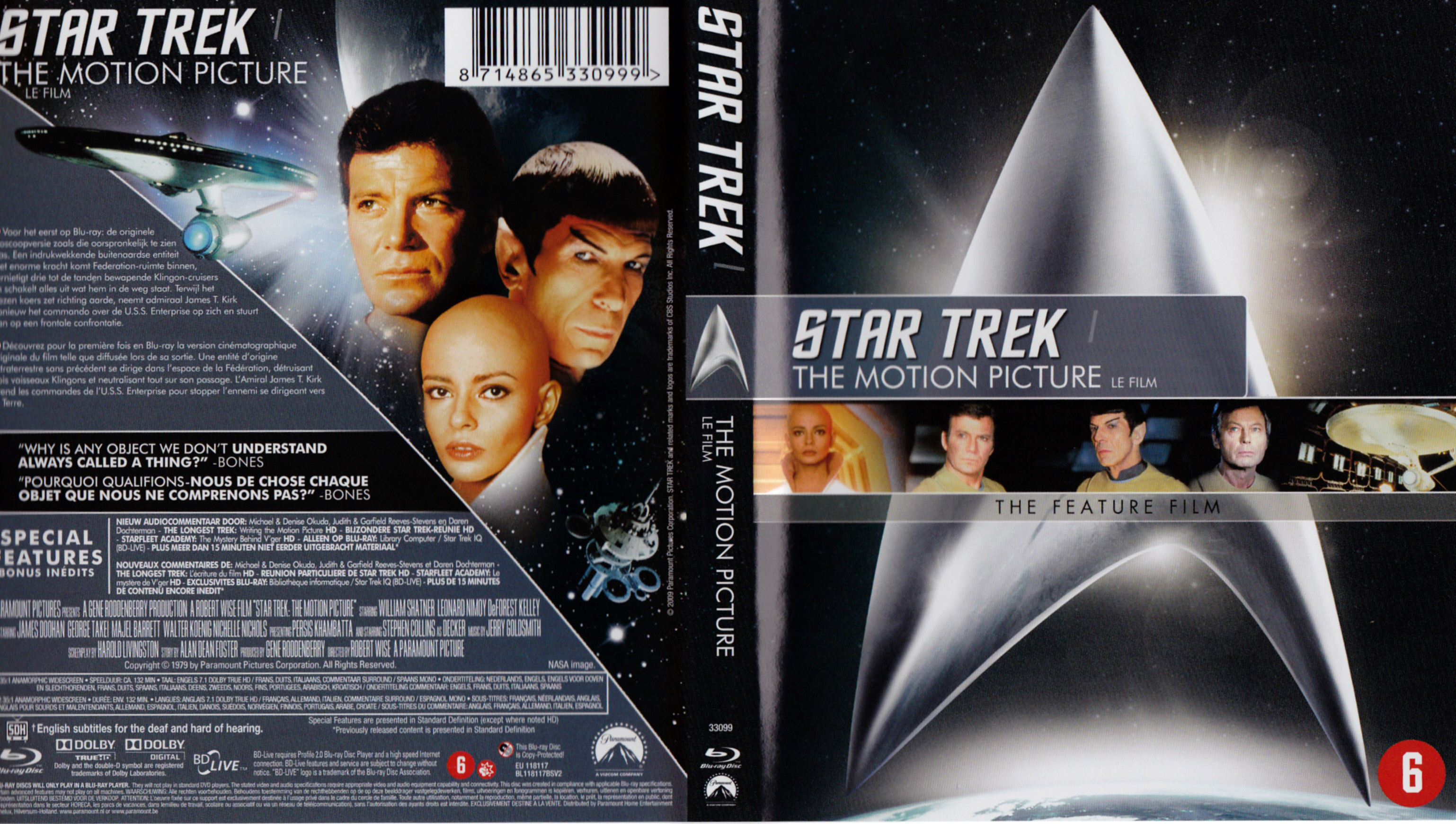 Jaquette DVD Star Trek le film (BLU-RAY)
