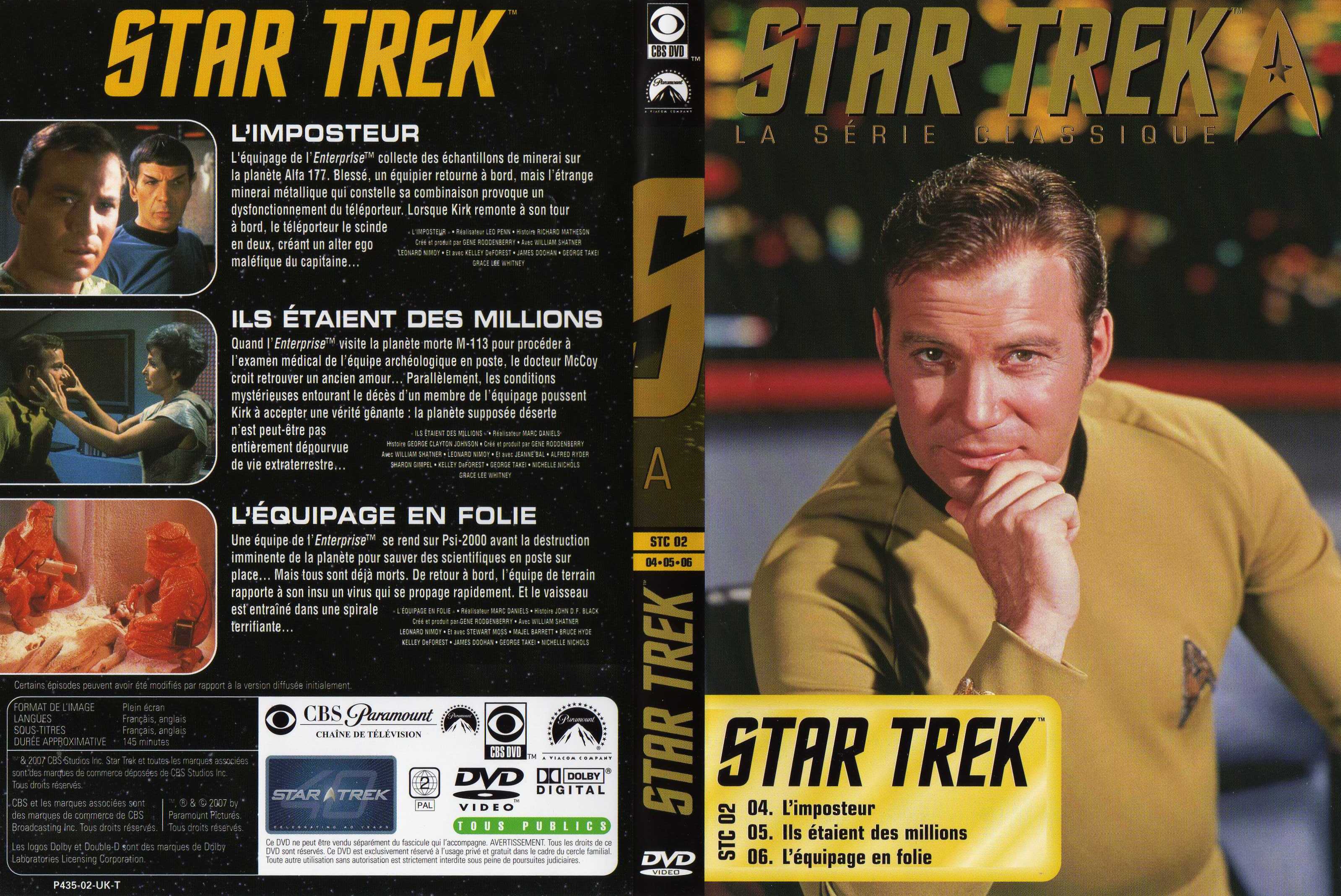 Jaquette DVD Star Trek vol 02