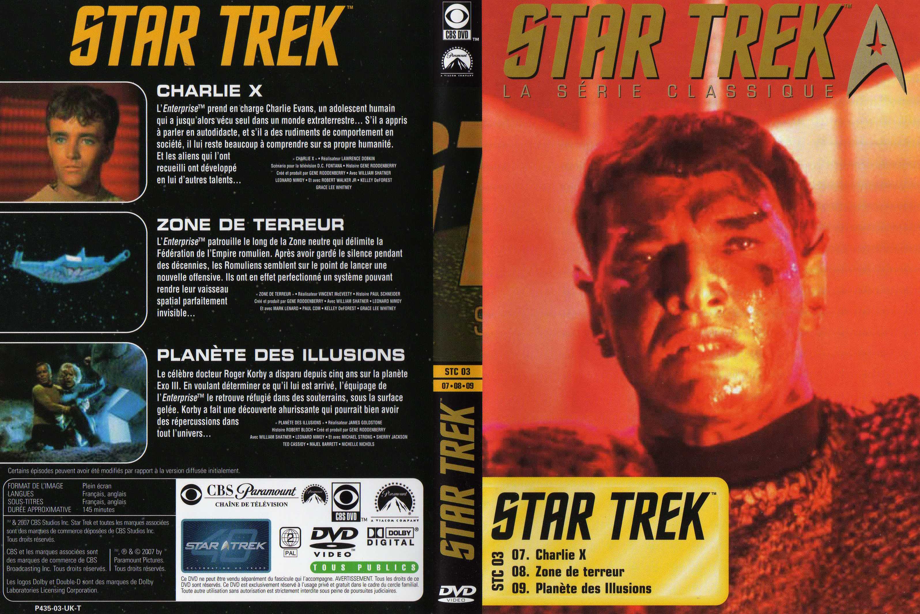 Jaquette DVD Star Trek vol 03