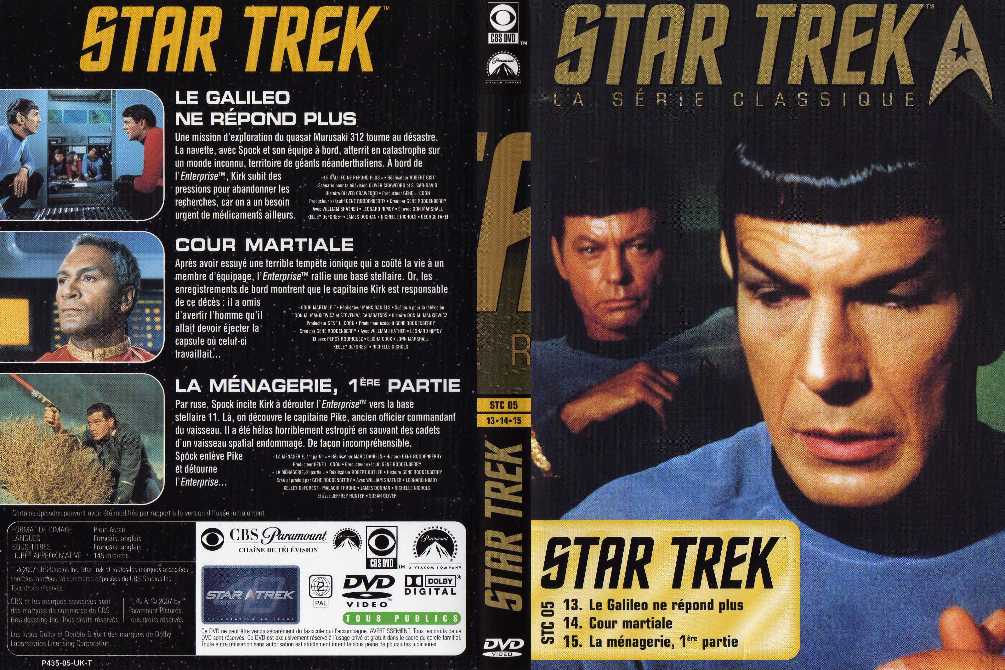 Jaquette DVD Star Trek vol 05