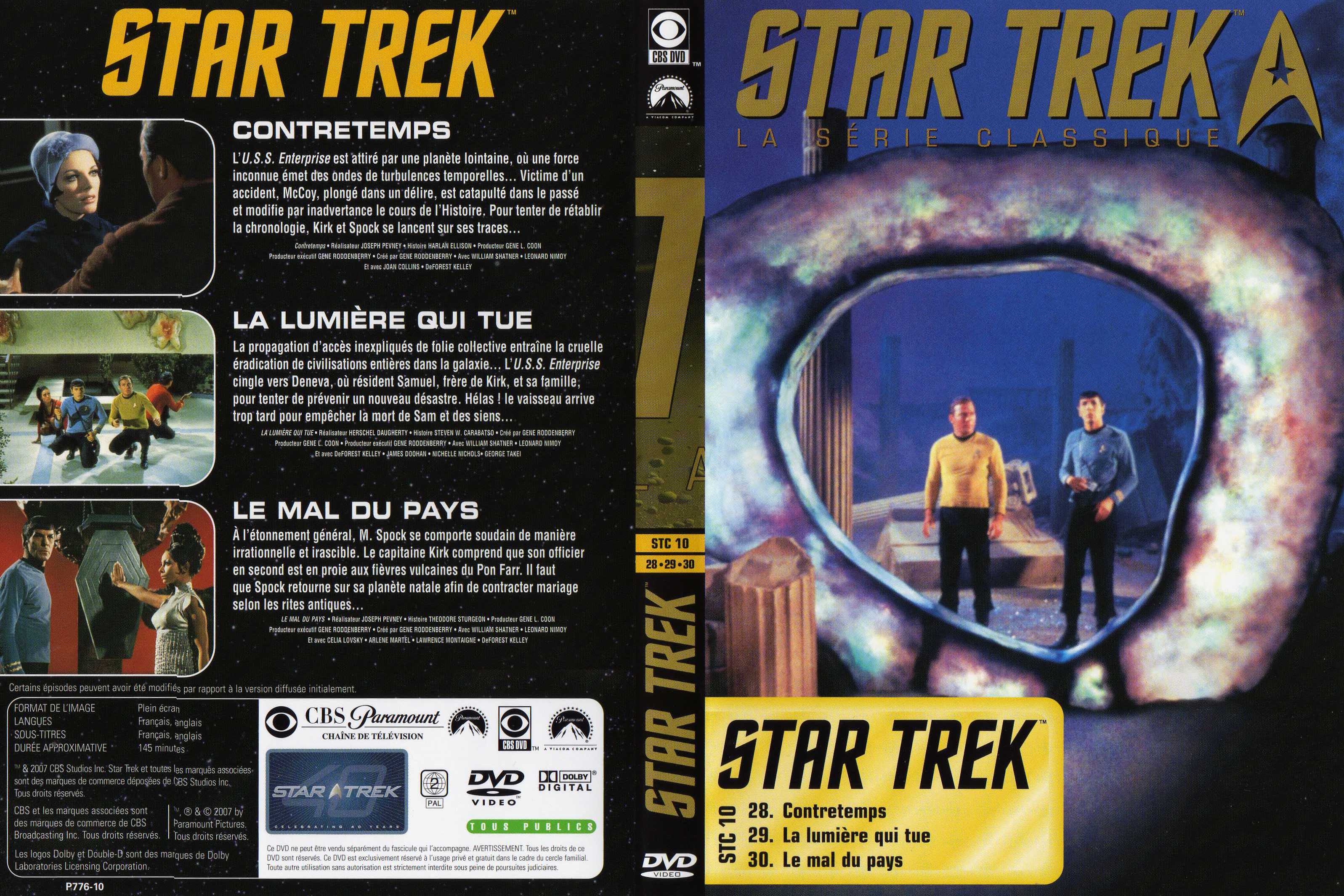 Jaquette DVD Star Trek vol 10