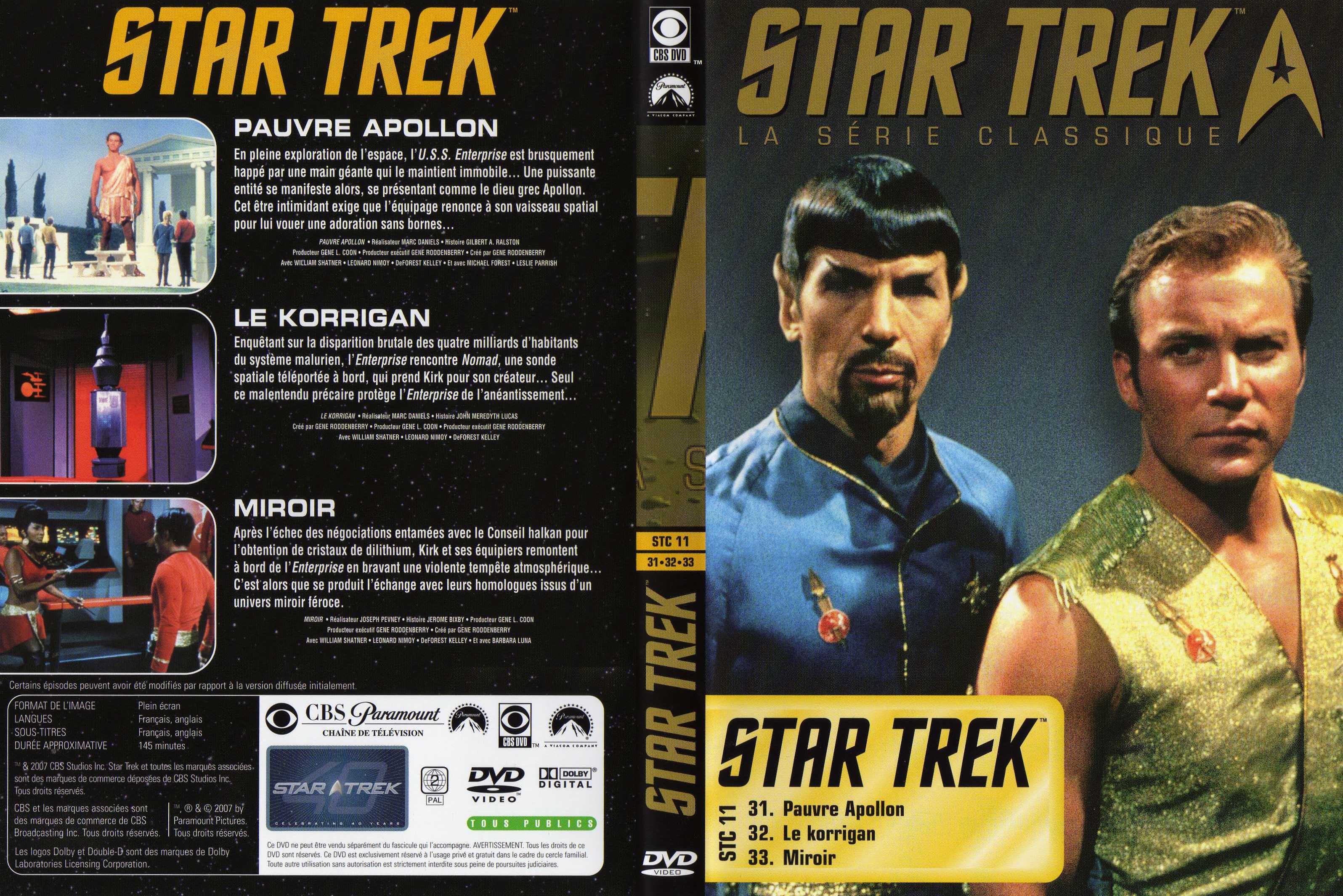 Jaquette DVD Star Trek vol 11