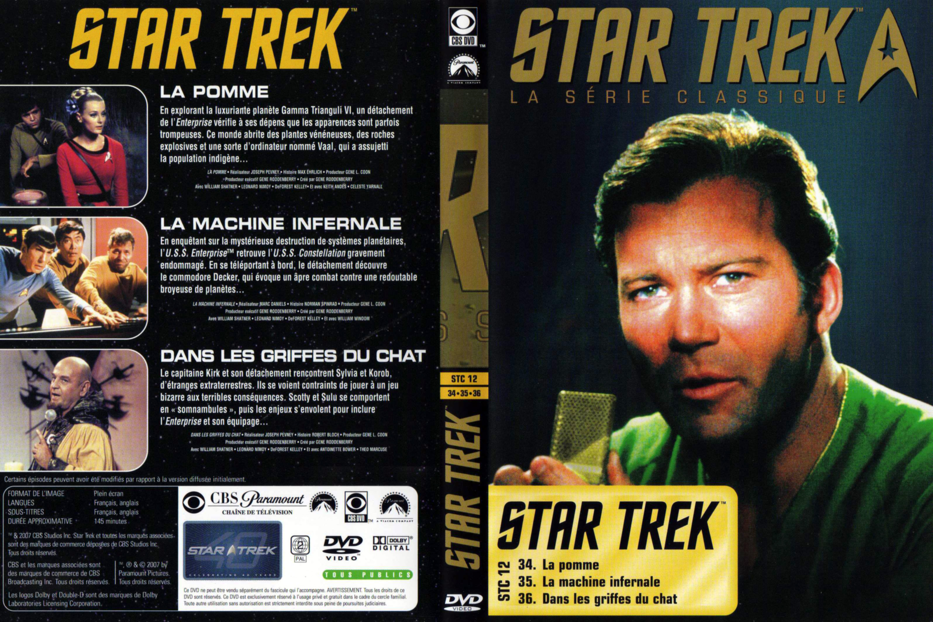 Jaquette DVD Star Trek vol 12