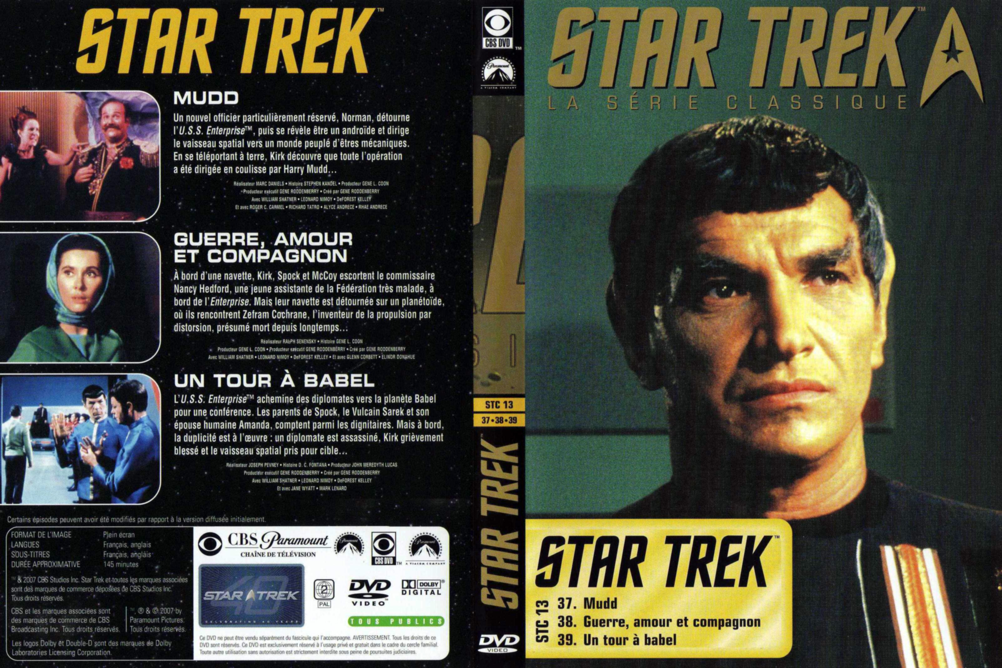 Jaquette DVD Star Trek vol 13