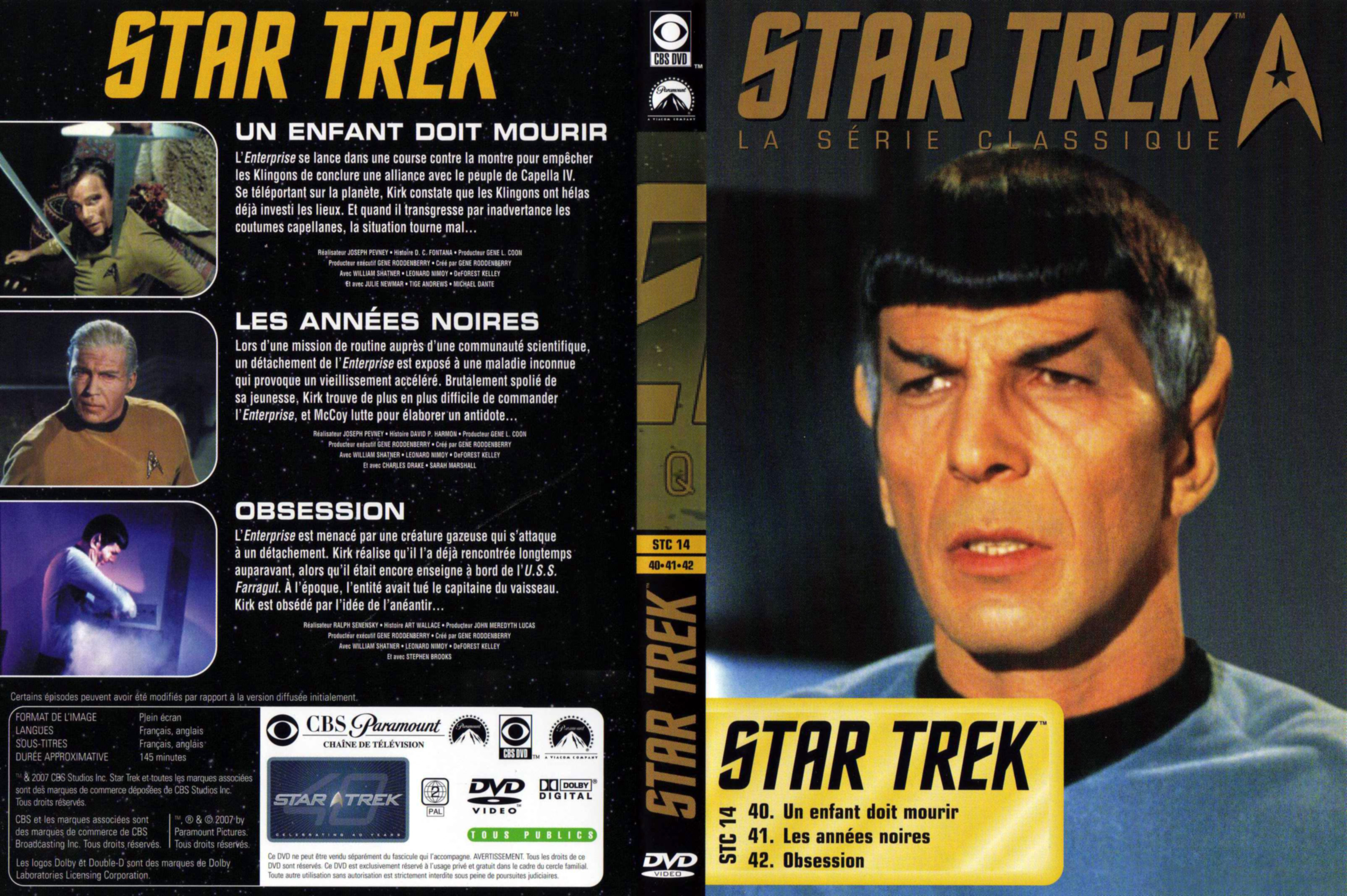 Jaquette DVD Star Trek vol 14