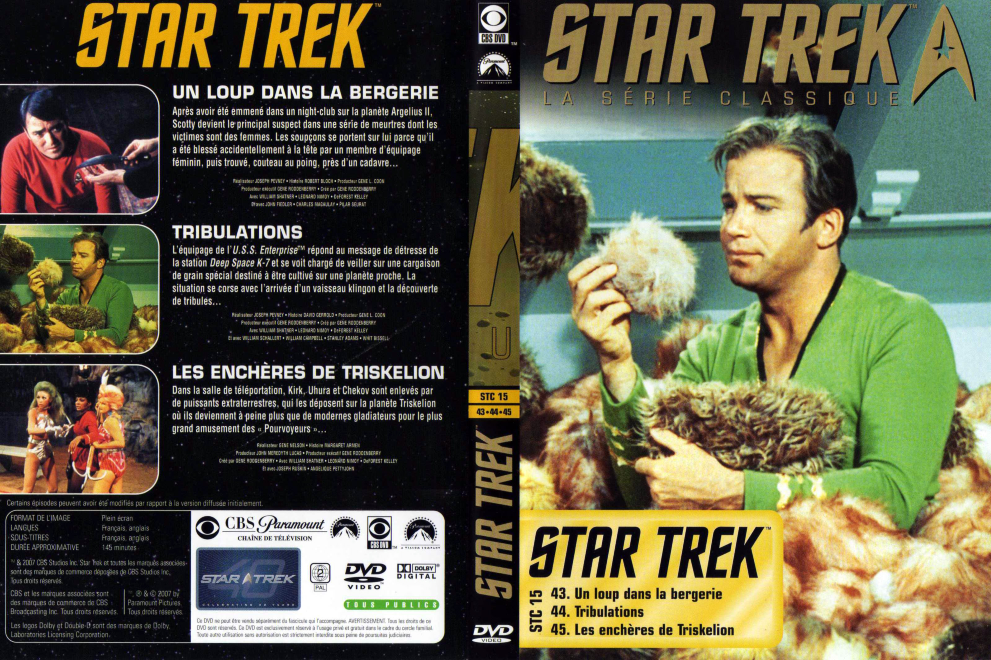 Jaquette DVD Star Trek vol 15