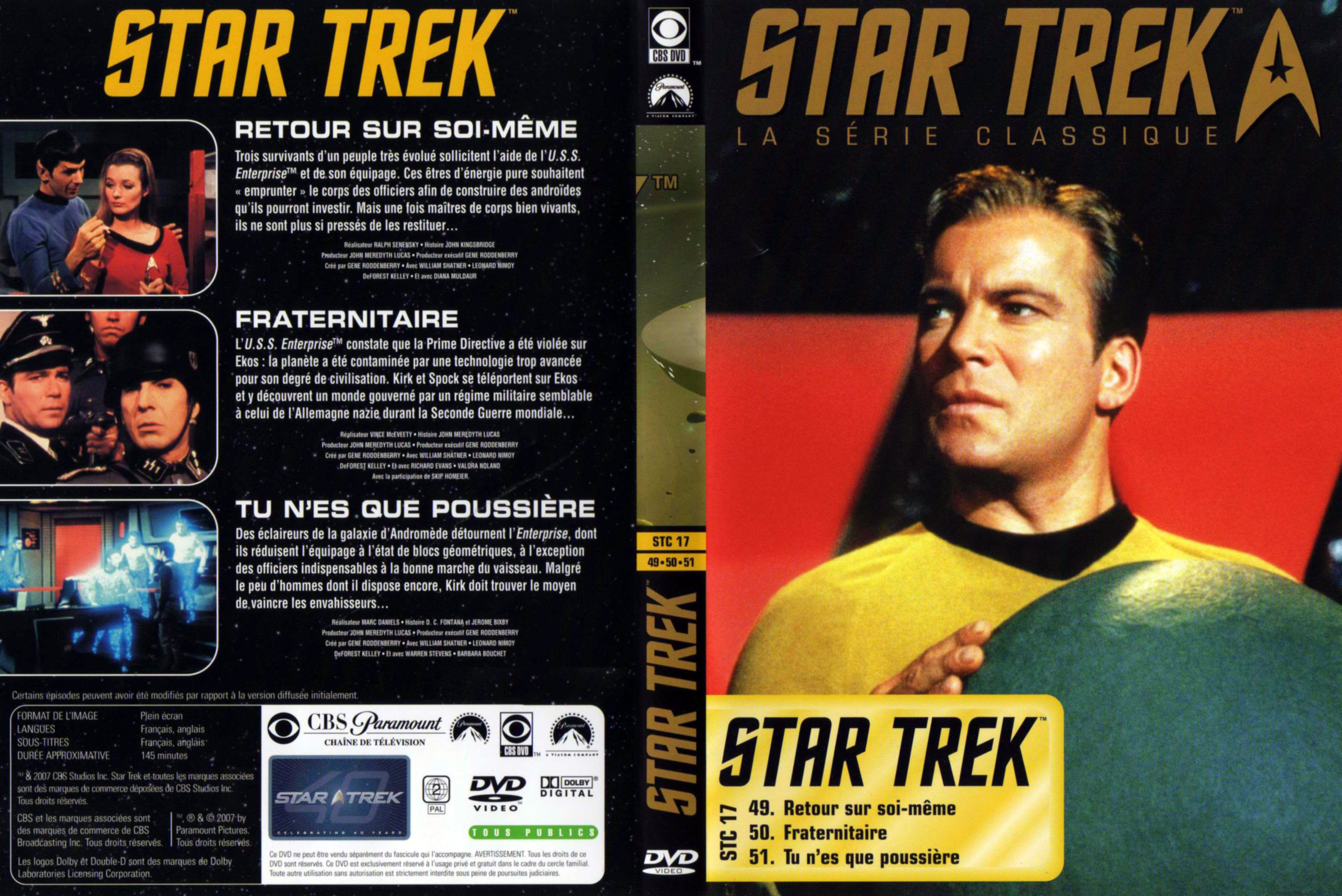 Jaquette DVD Star Trek vol 17