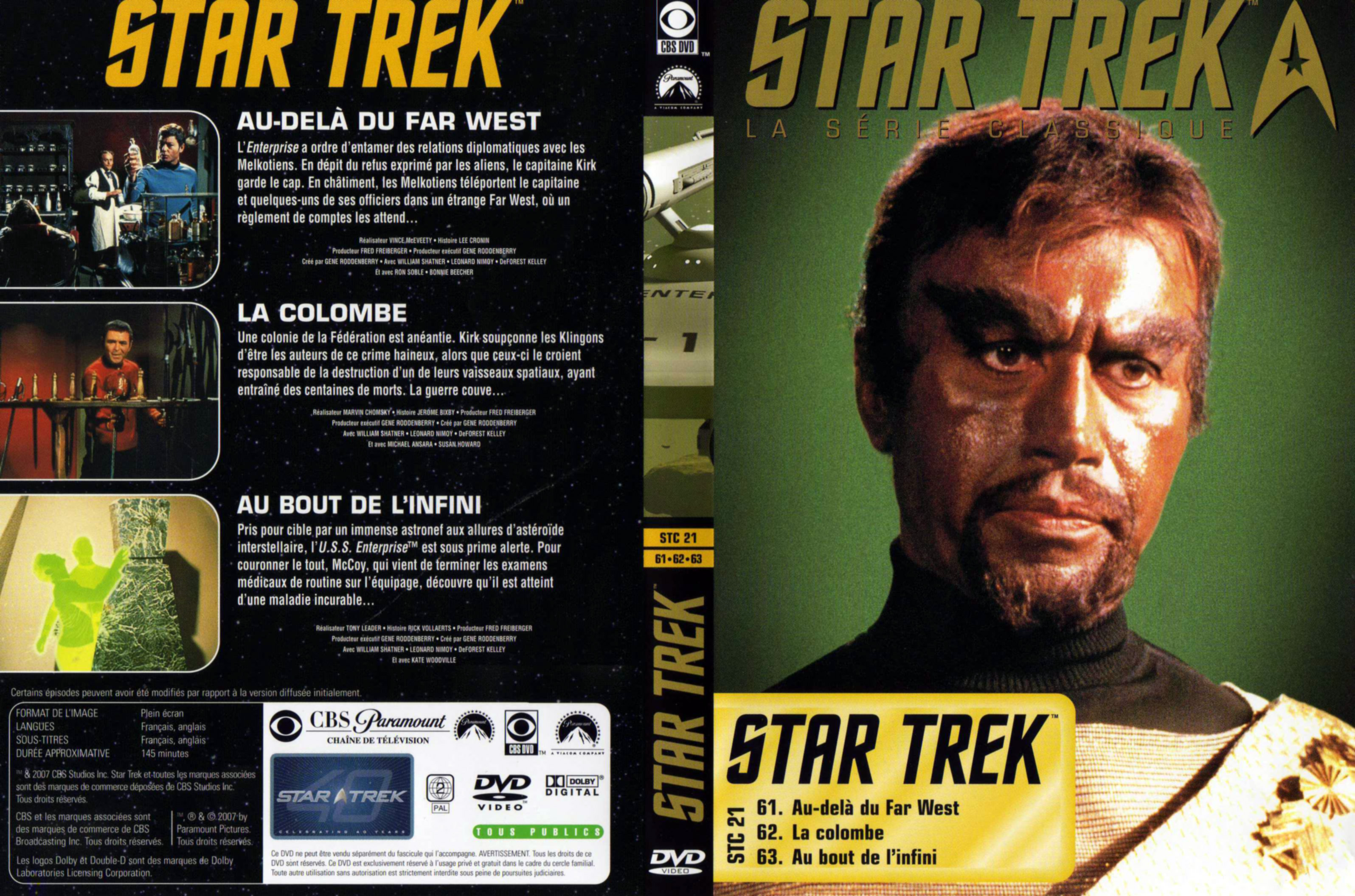 Jaquette DVD Star Trek vol 21
