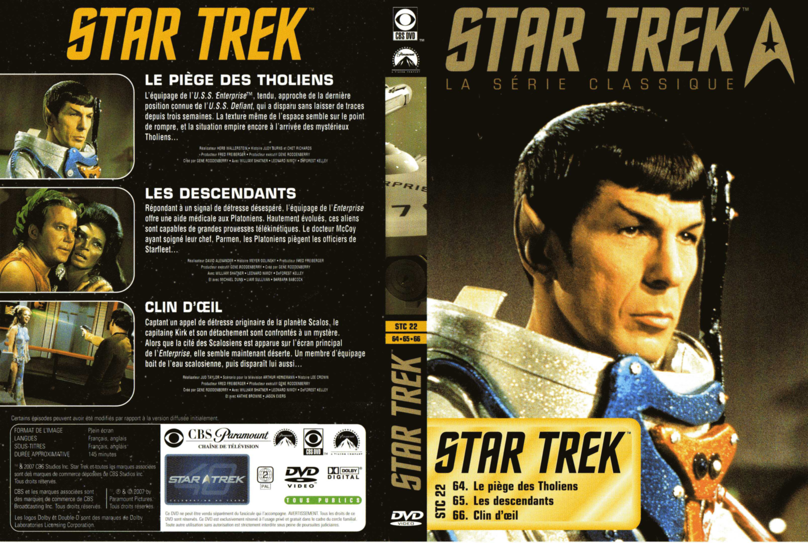 Jaquette DVD Star Trek vol 22