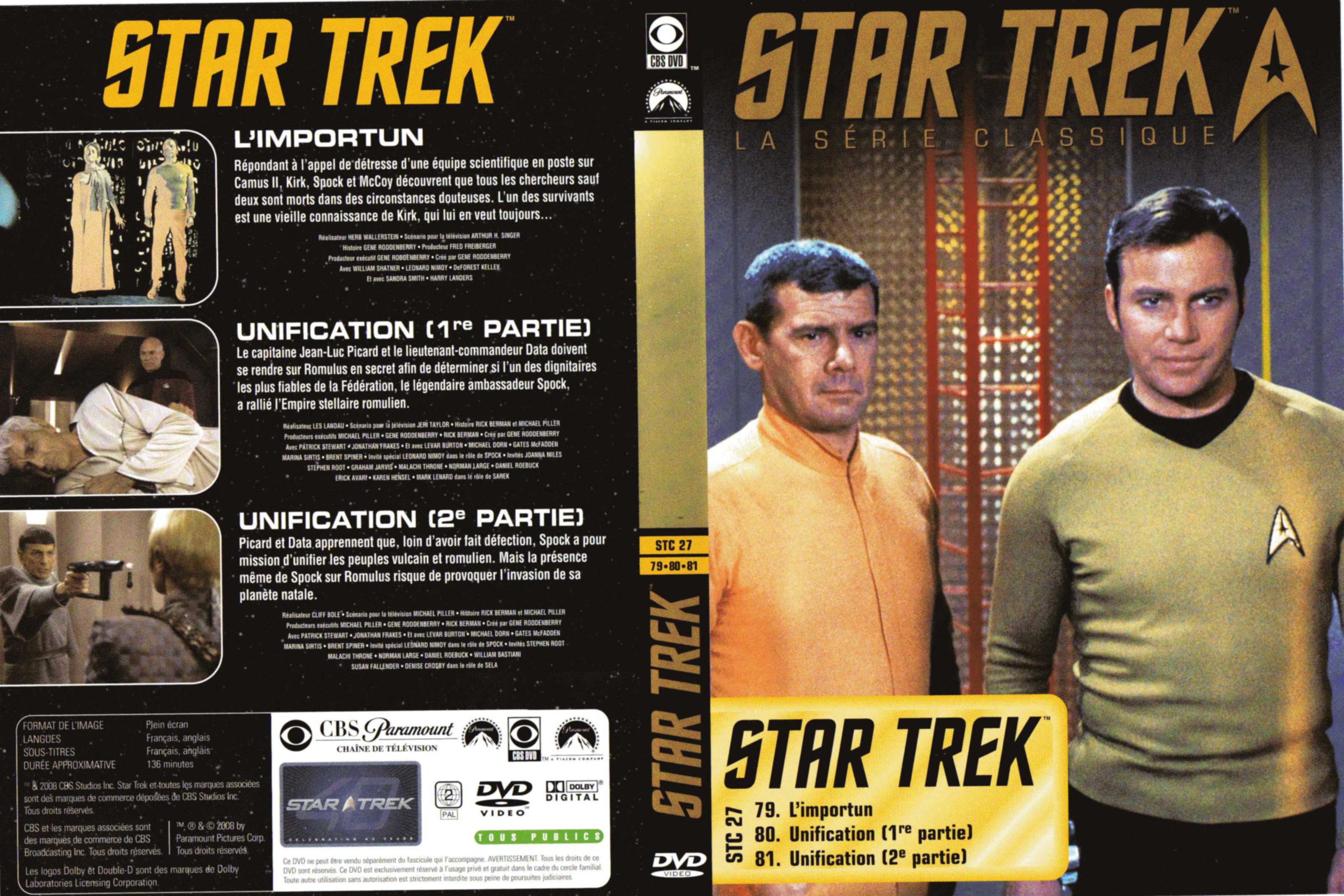 Jaquette DVD Star Trek vol 27