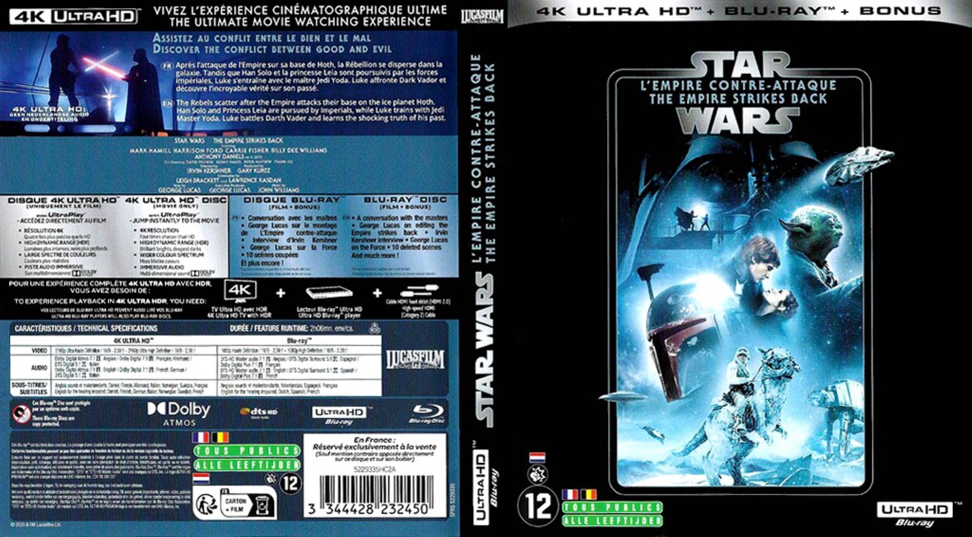 Jaquette DVD Star Wars 5 - L