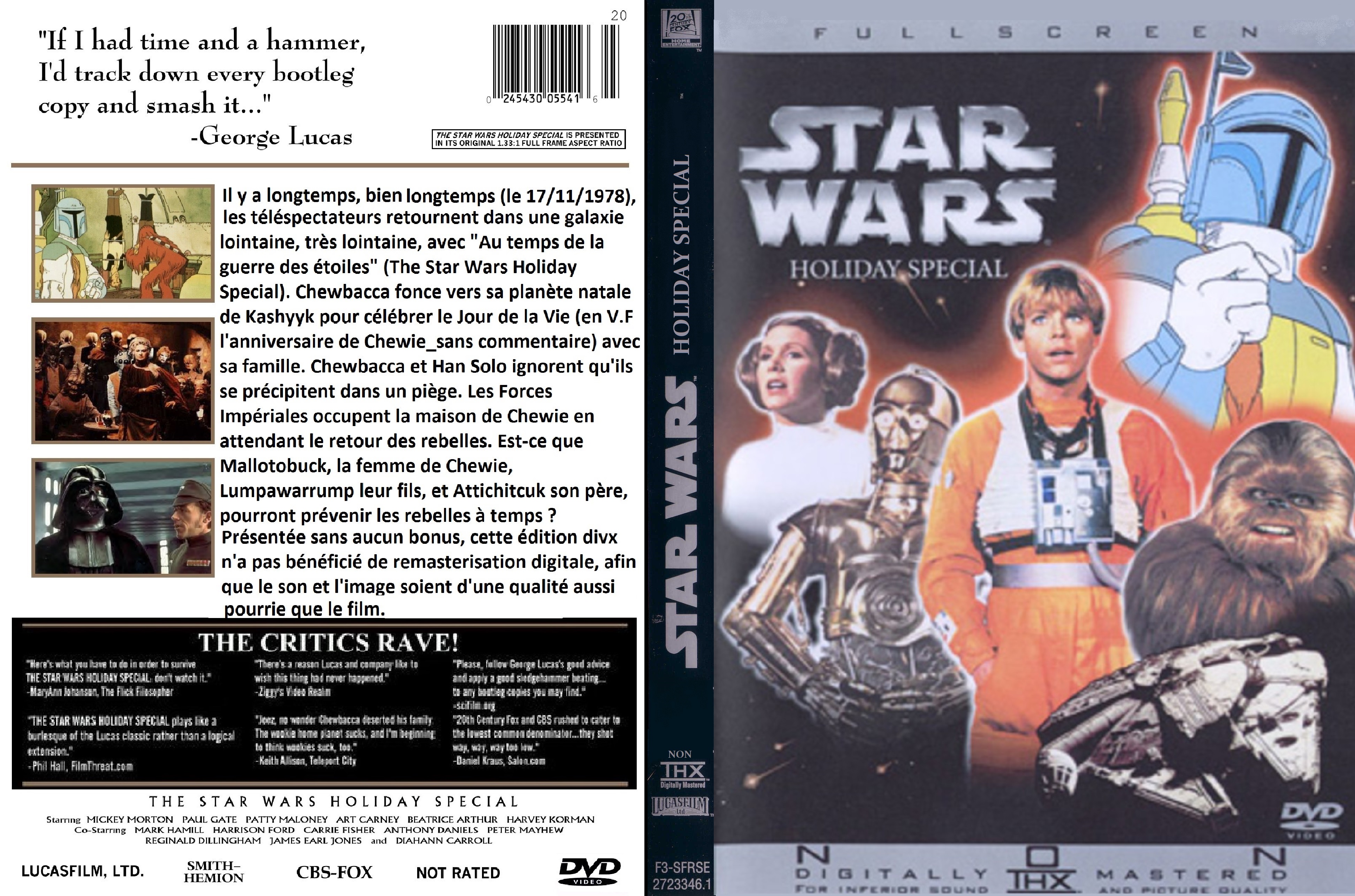 Jaquette DVD Star Wars Holiday Special custom v2 