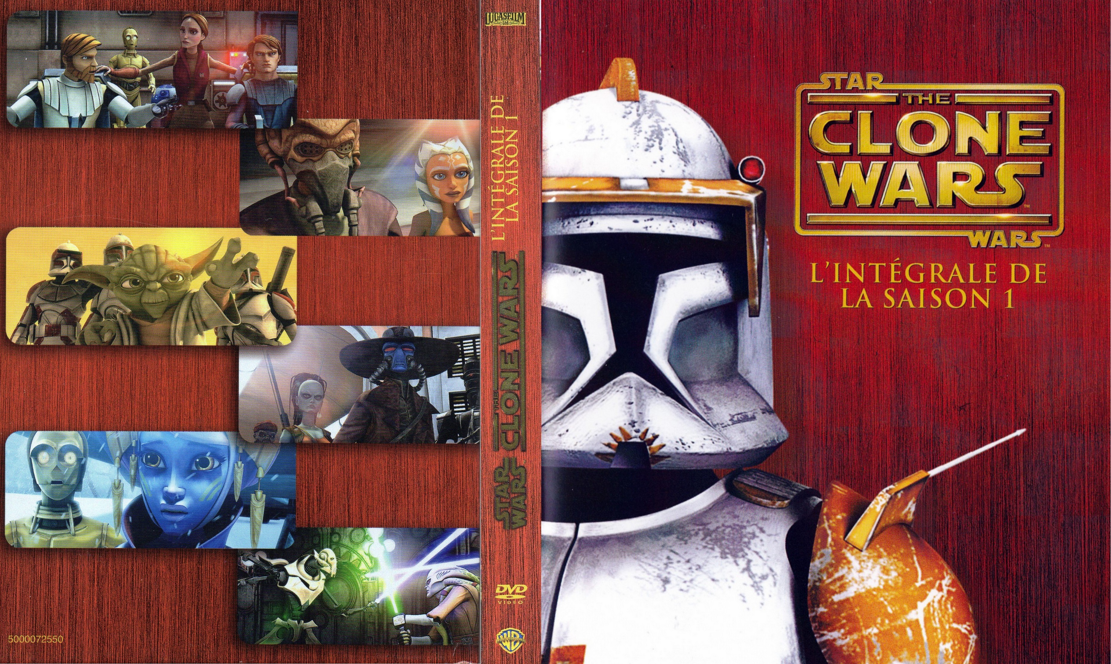Jaquette DVD Star Wars The Clone Wars Saison 1