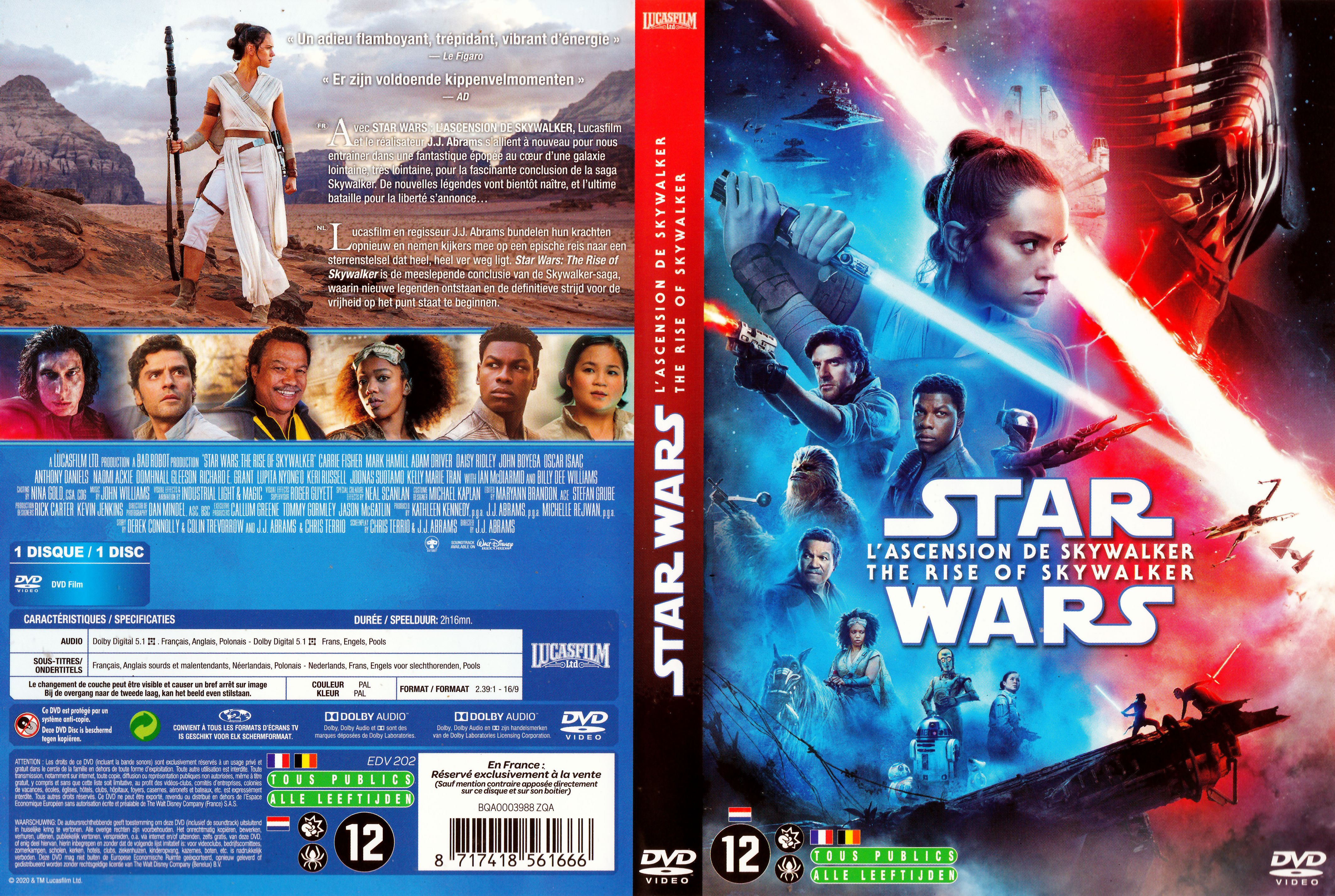 Jaquette DVD Star Wars L