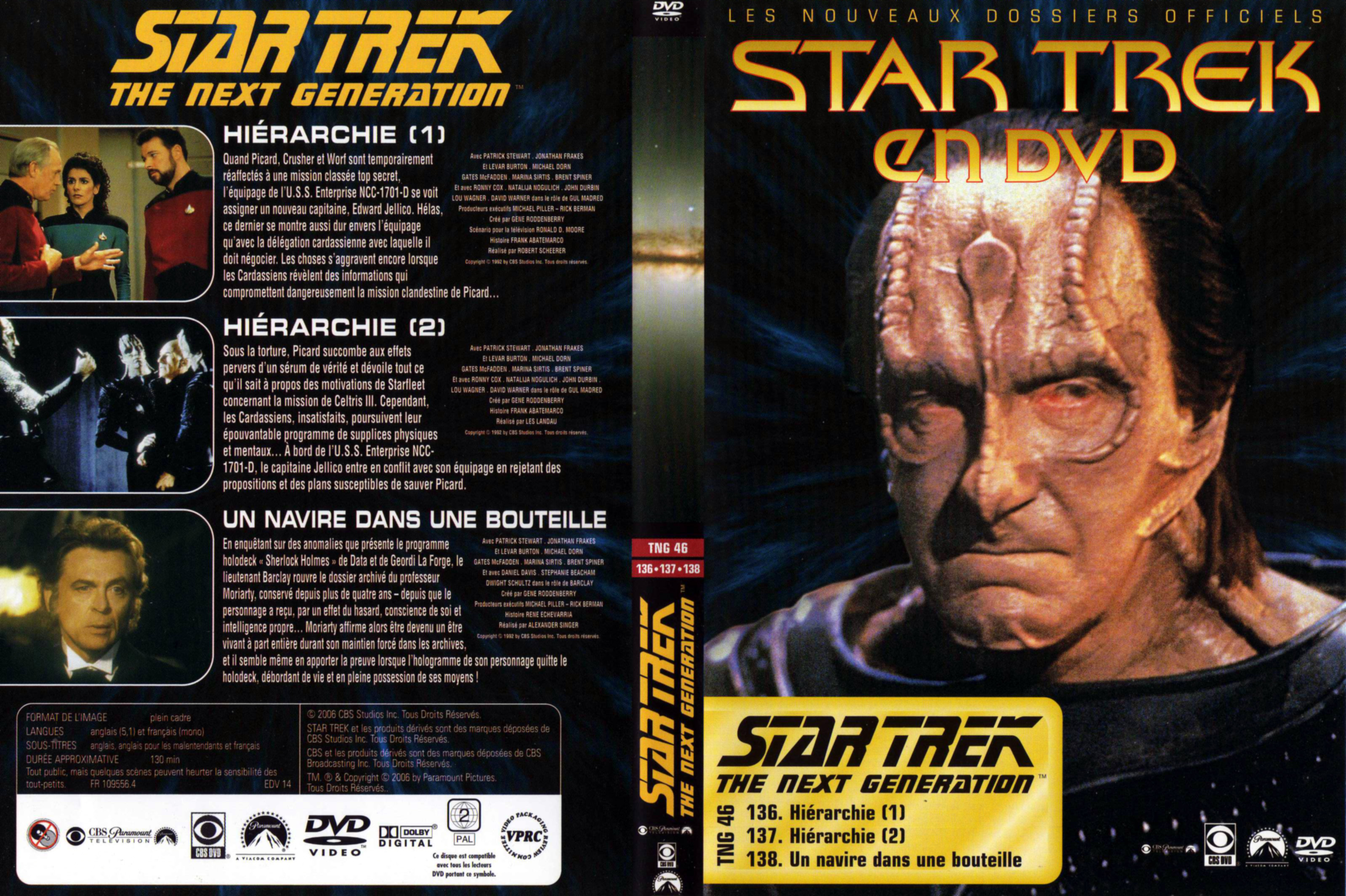 Jaquette DVD Star trek The next generation vol 46