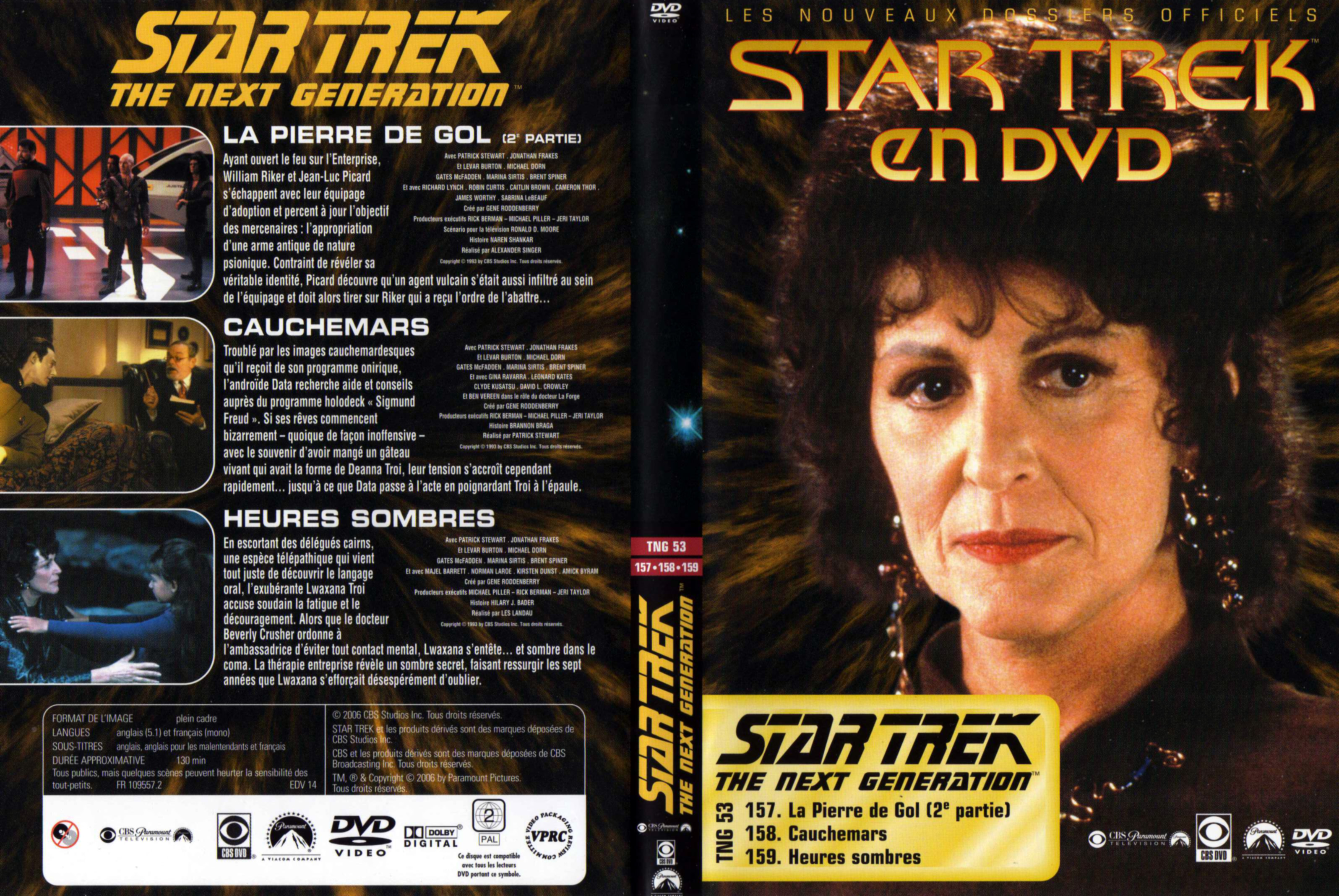 Jaquette DVD Star trek The next generation vol 53