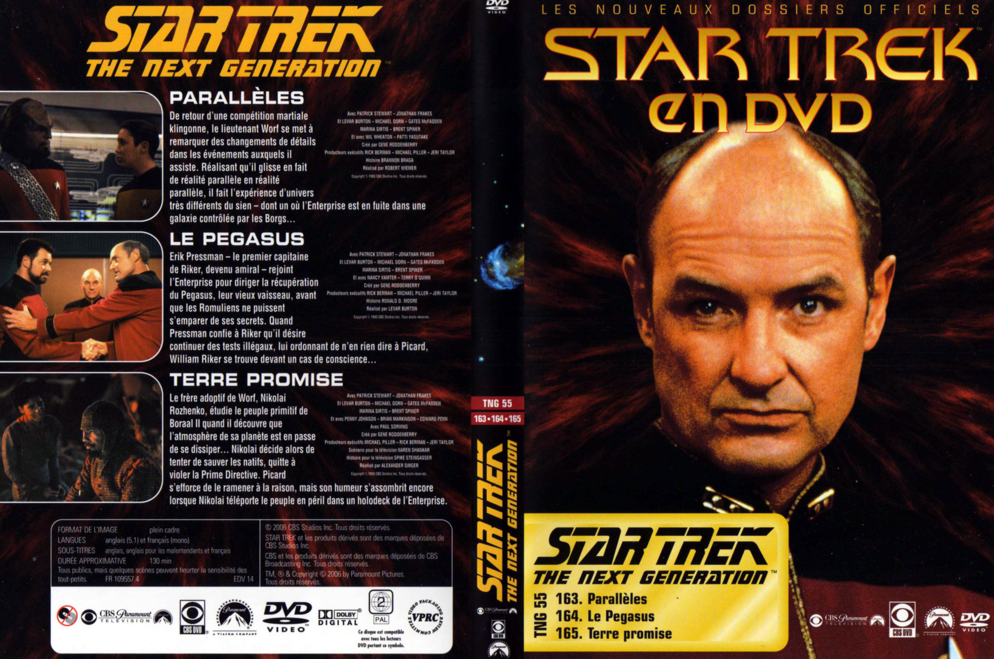 Jaquette DVD Star trek The next generation vol 55