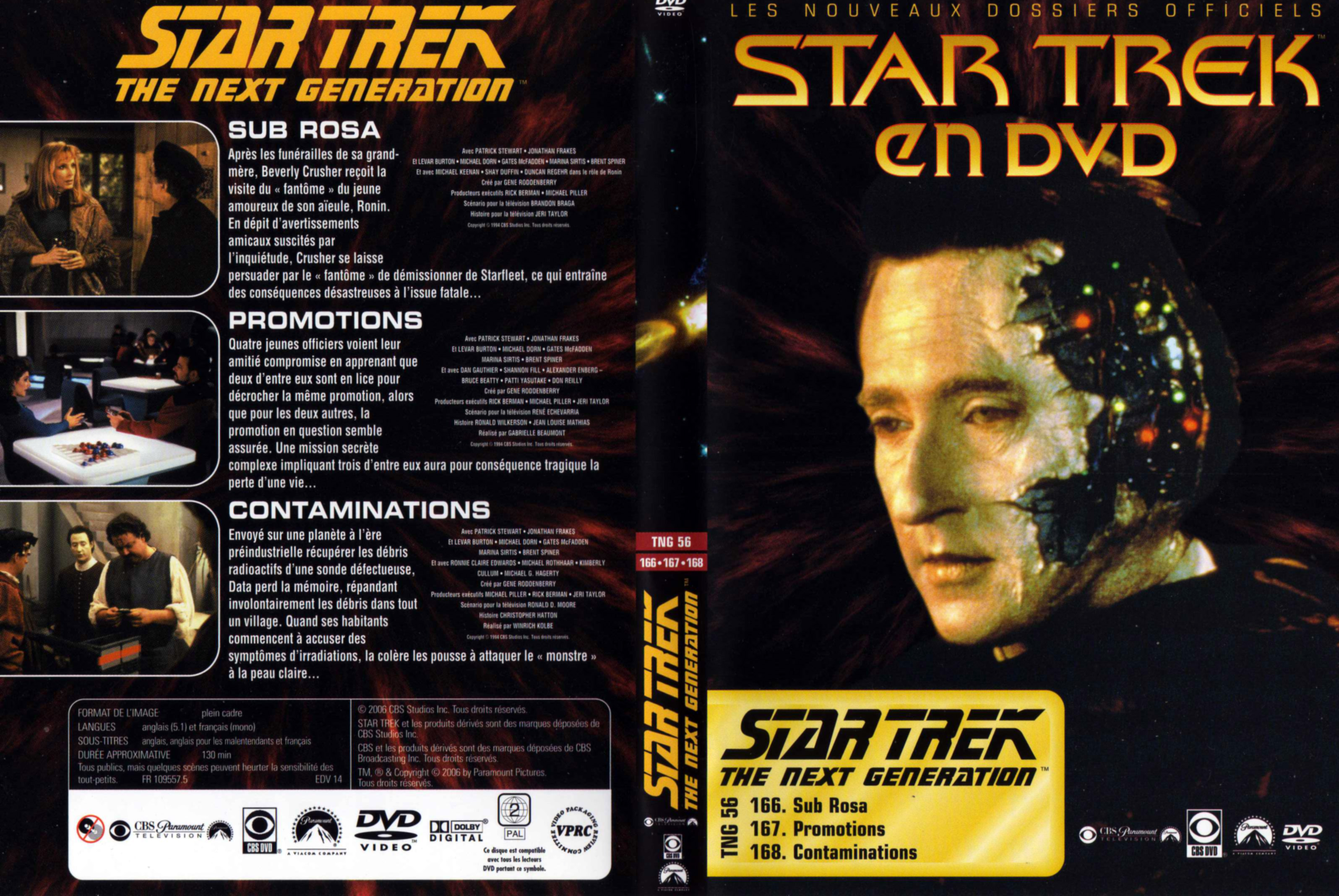 Jaquette Dvd De Star Trek The Next Generation Vol 56 Cinéma Passion