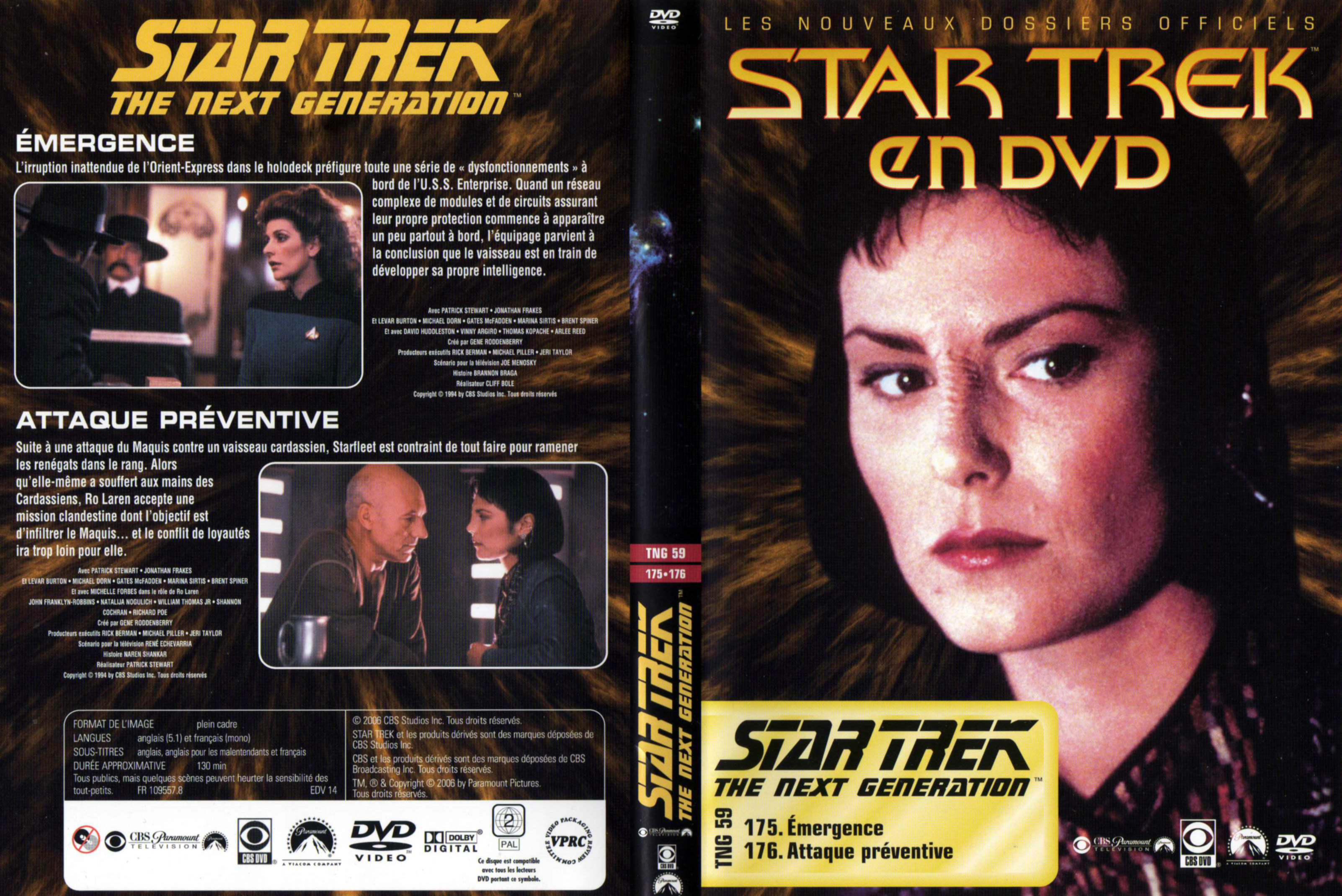 Jaquette DVD Star trek The next generation vol 59