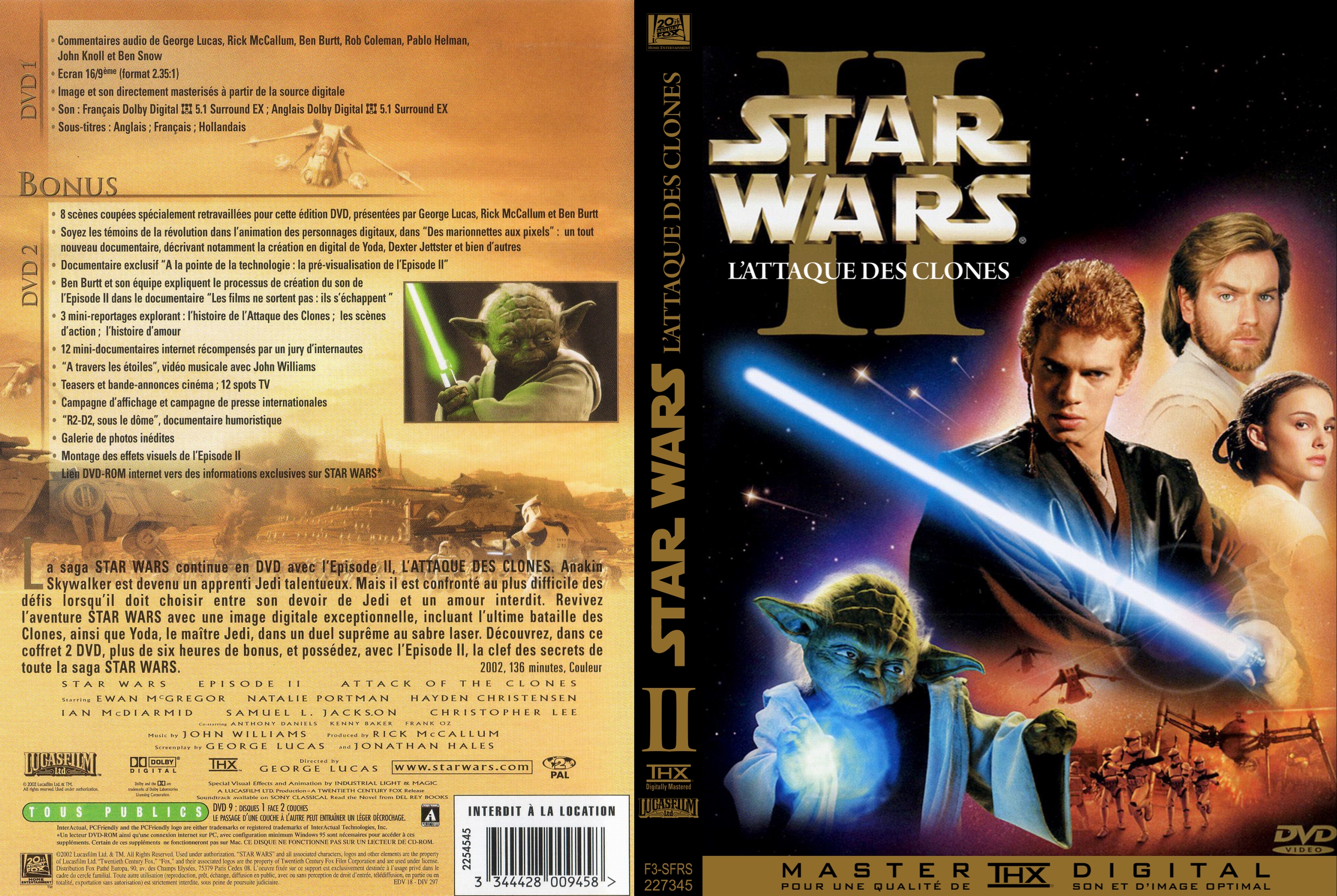 Jaquette DVD Star wars l