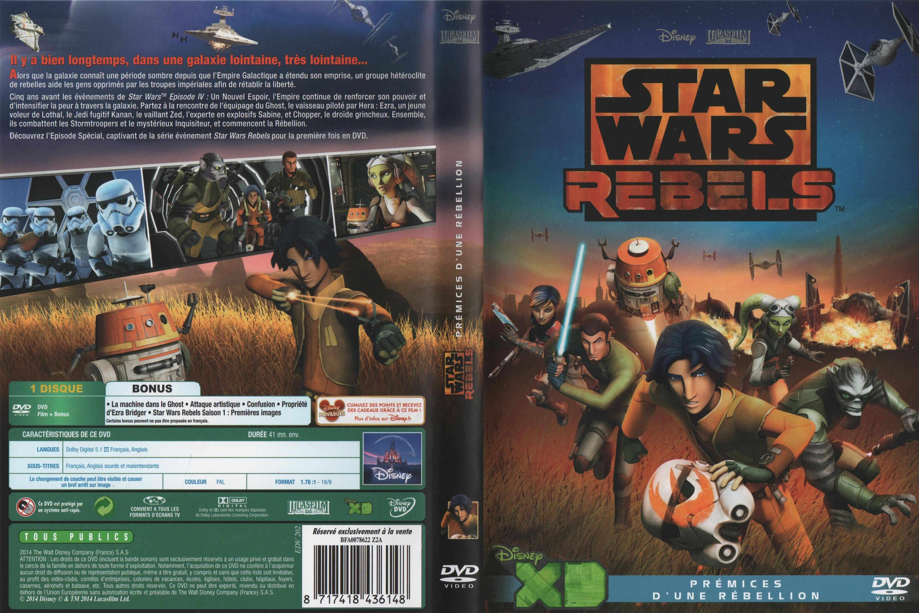 Jaquette DVD Star wars rebels