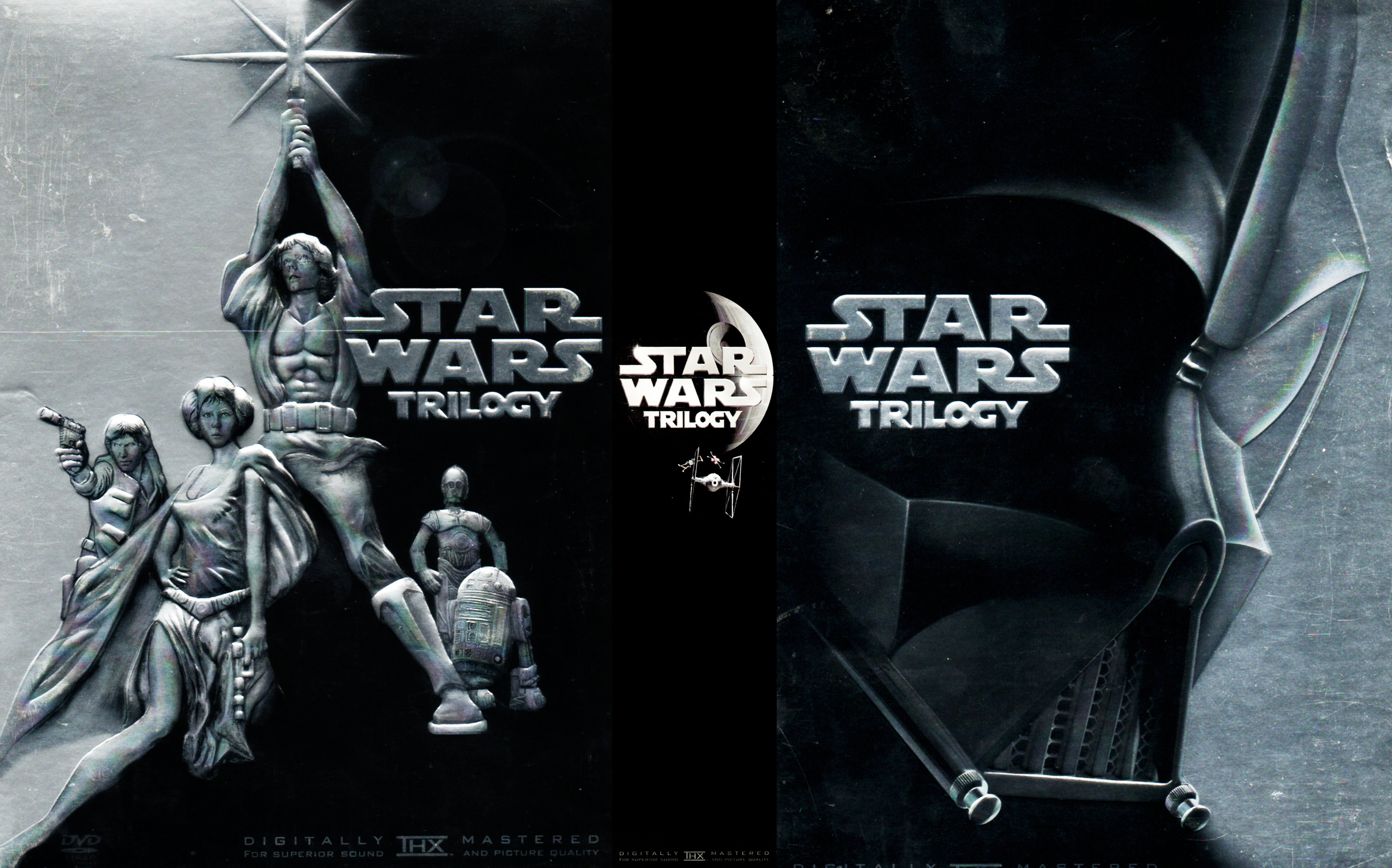 Jaquette DVD Star wars trilogy COFFRET