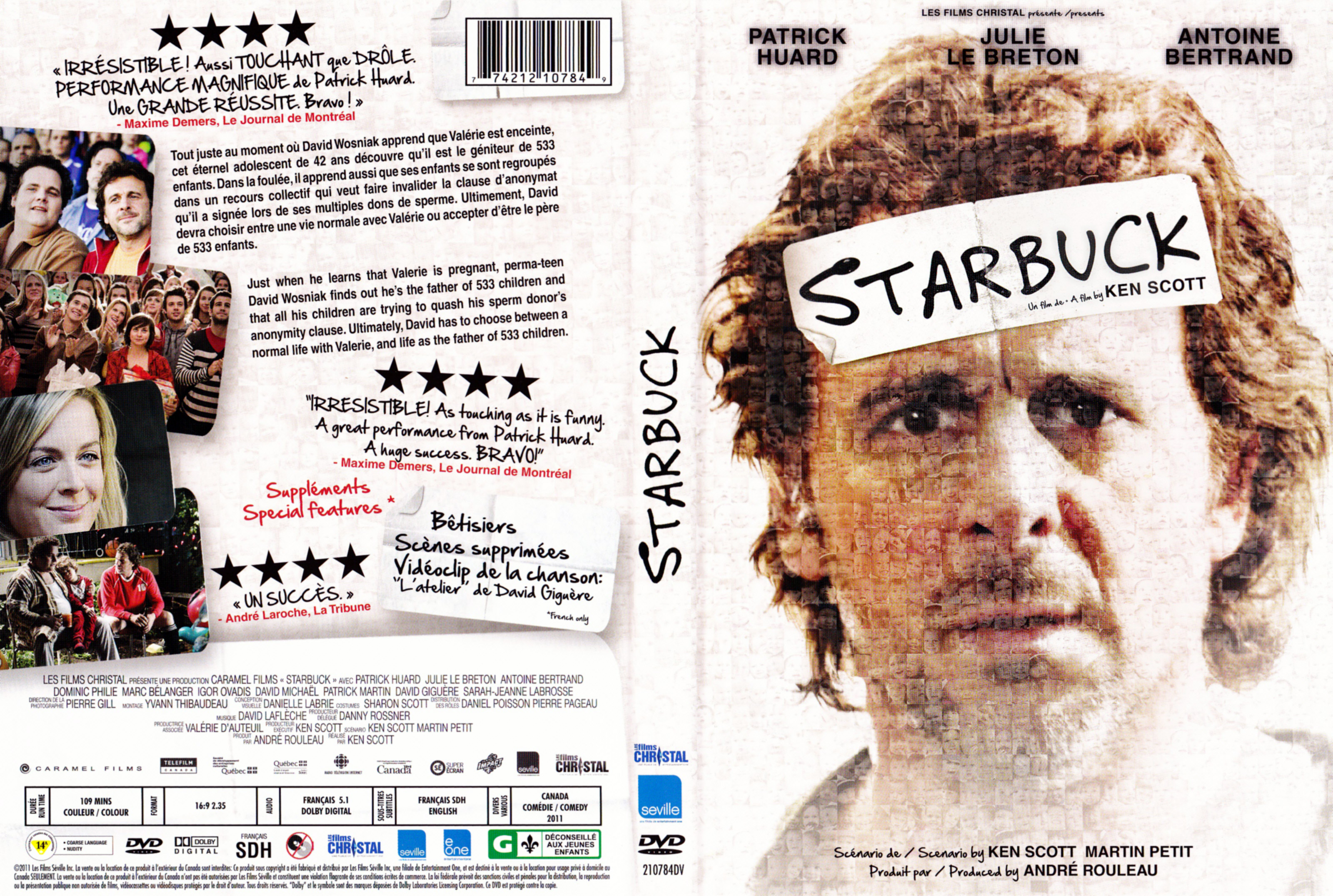 Jaquette DVD Starbuck (Canadienne)