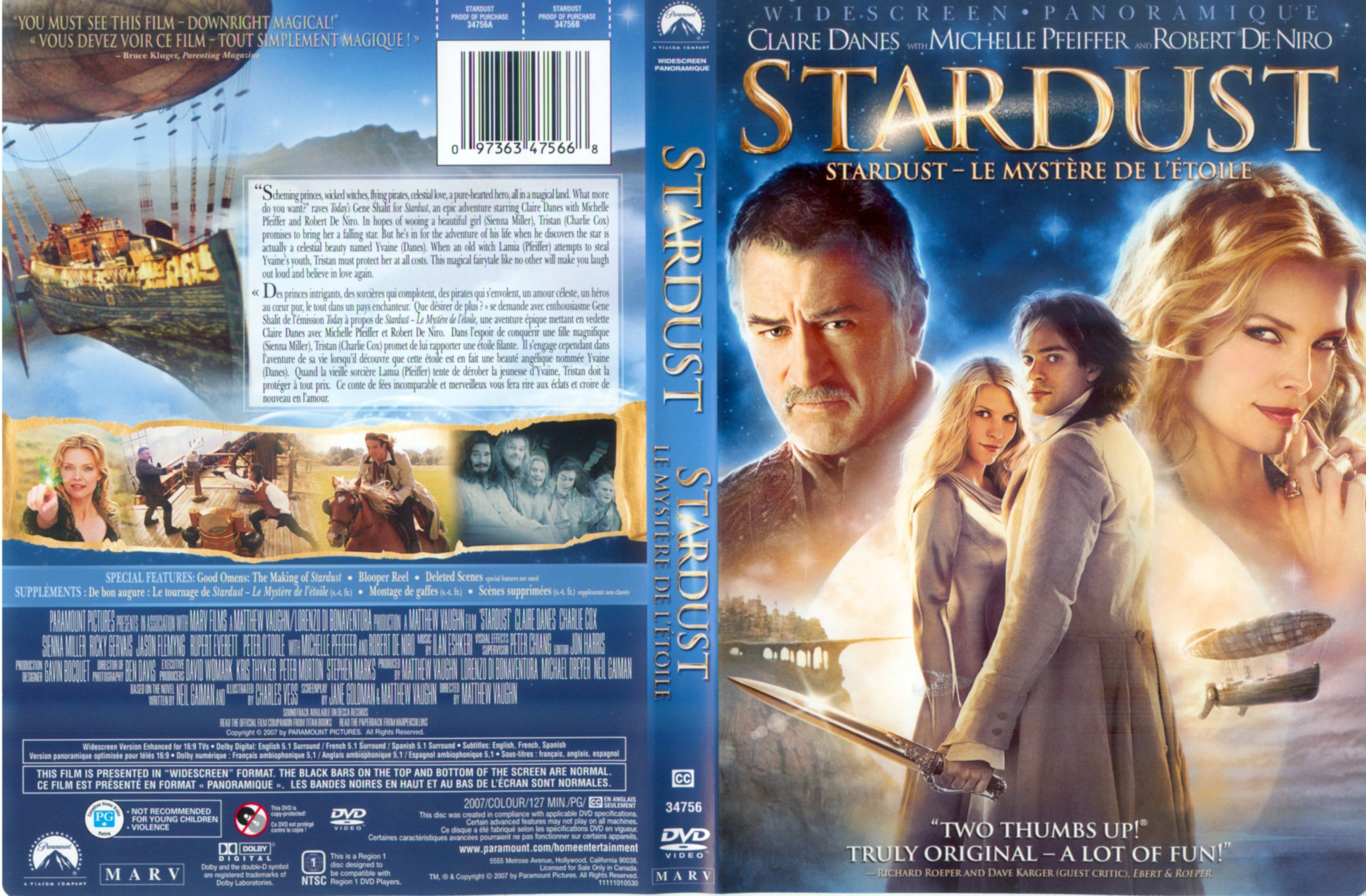 Jaquette DVD Stardust Zone 1