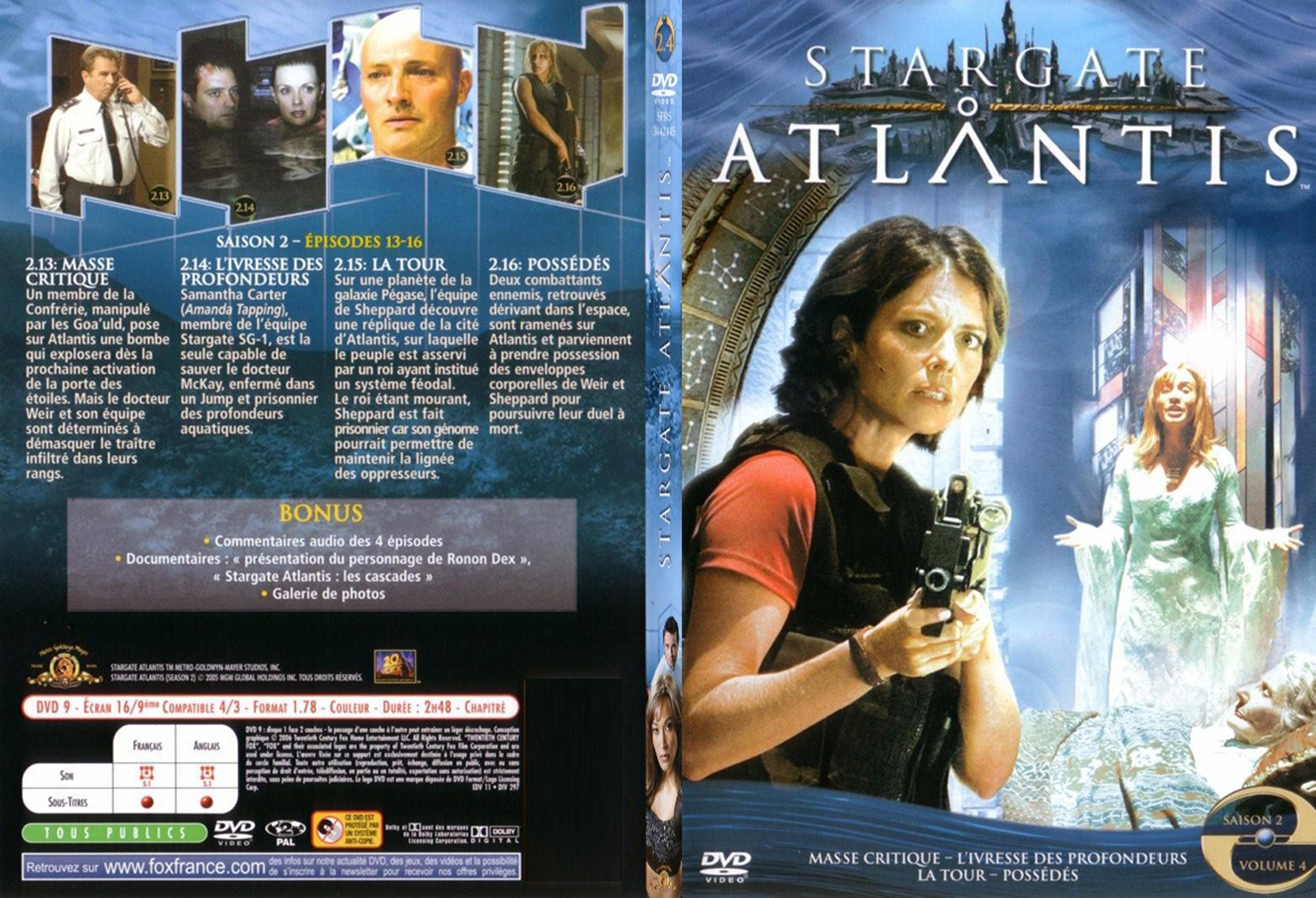 Jaquette DVD Stargate Atlantis saison 2 vol 4 - SLIM