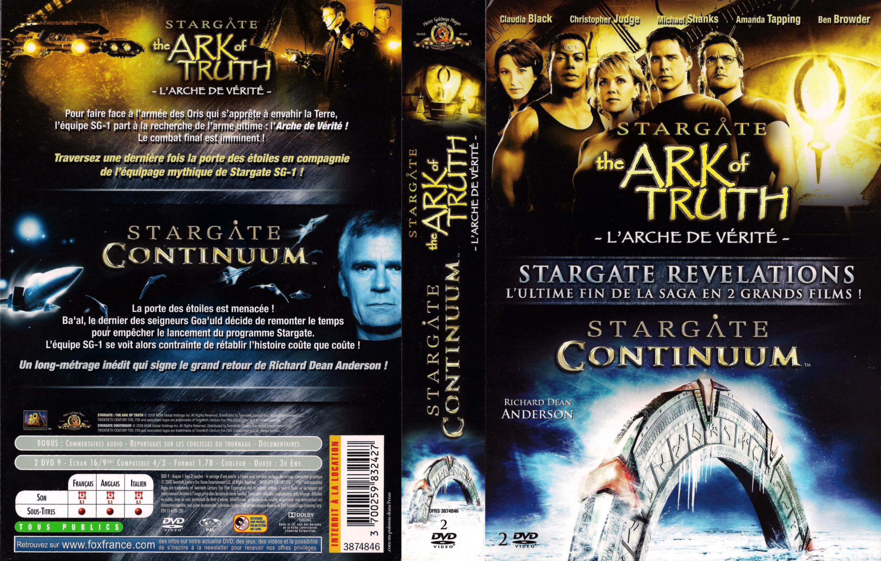 Jaquette DVD Stargate Revelations